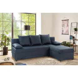 Ecksofa mit Bettfunktion und Bettkasten