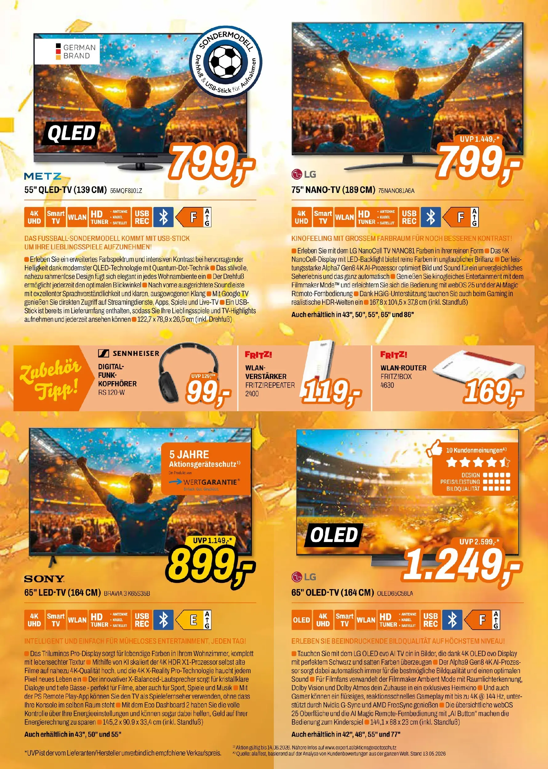 Expert - Expert-Shopfully - Flugblatt Juni von 24.05.2026 - Aktuelle Angebote | Seite: 5 | Produkte: TV, Kopfhörer, Kabel, USB