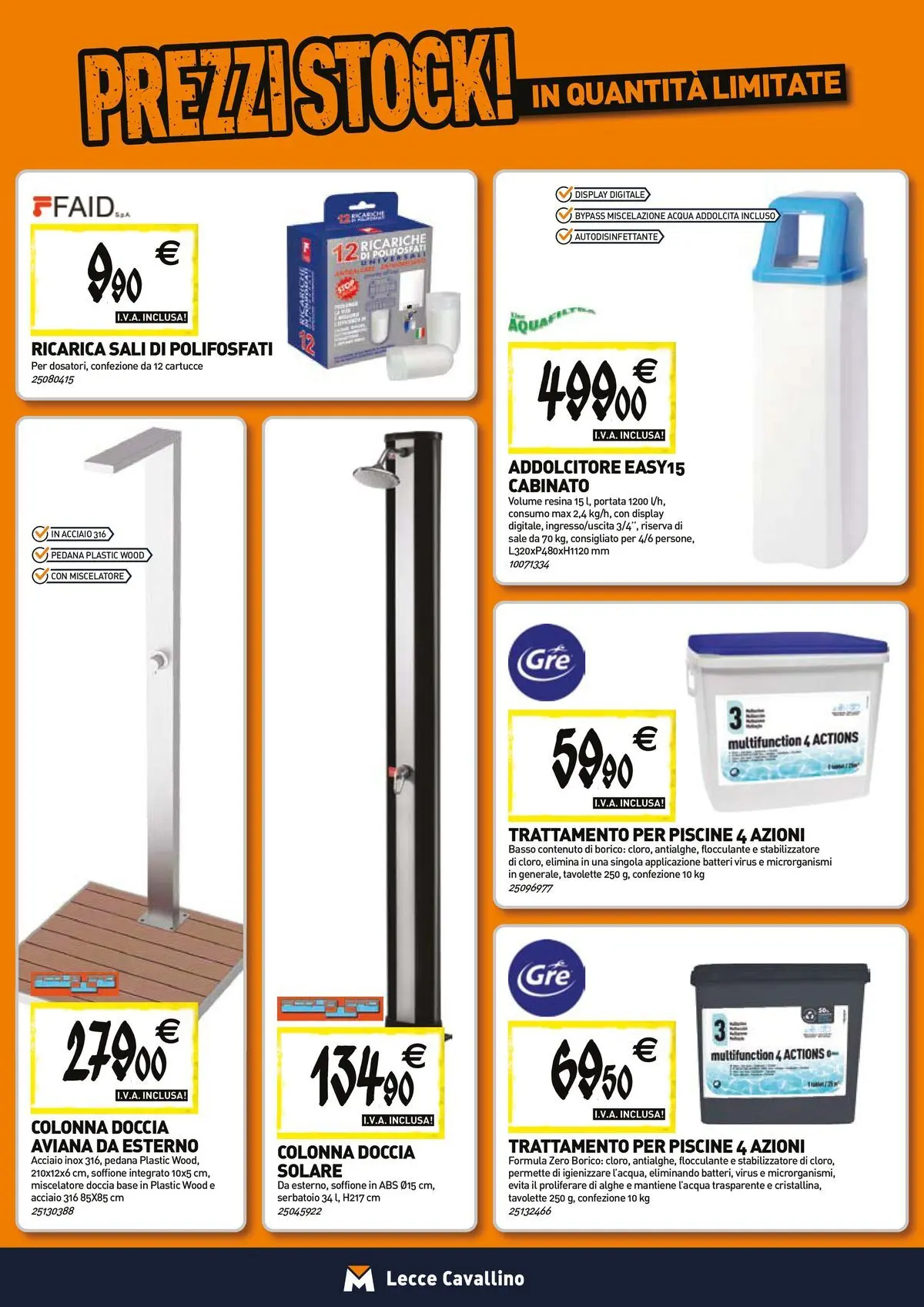 Nuovo TECNOMAT - Straordinari prezzi stock! dal 27/05/2026 > offerte anteprima 🛍️ | Pagina: 7 | Prodotti: Acqua, Sale, Miscelatore, Doccia