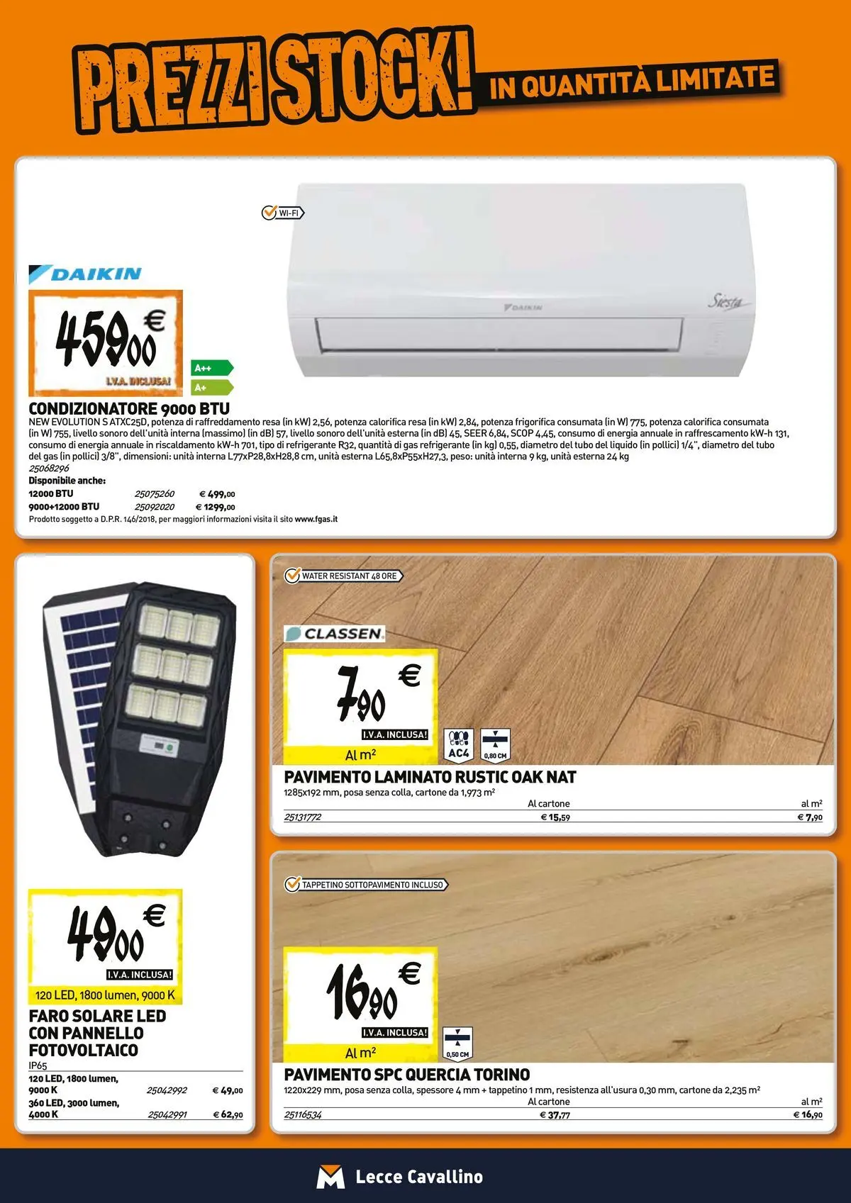 Nuovo TECNOMAT - Straordinari prezzi stock! dal 27/05/2026 > offerte anteprima 🛍️ | Pagina: 9 | Prodotti: Pavimento, Tubo, Condizionatore