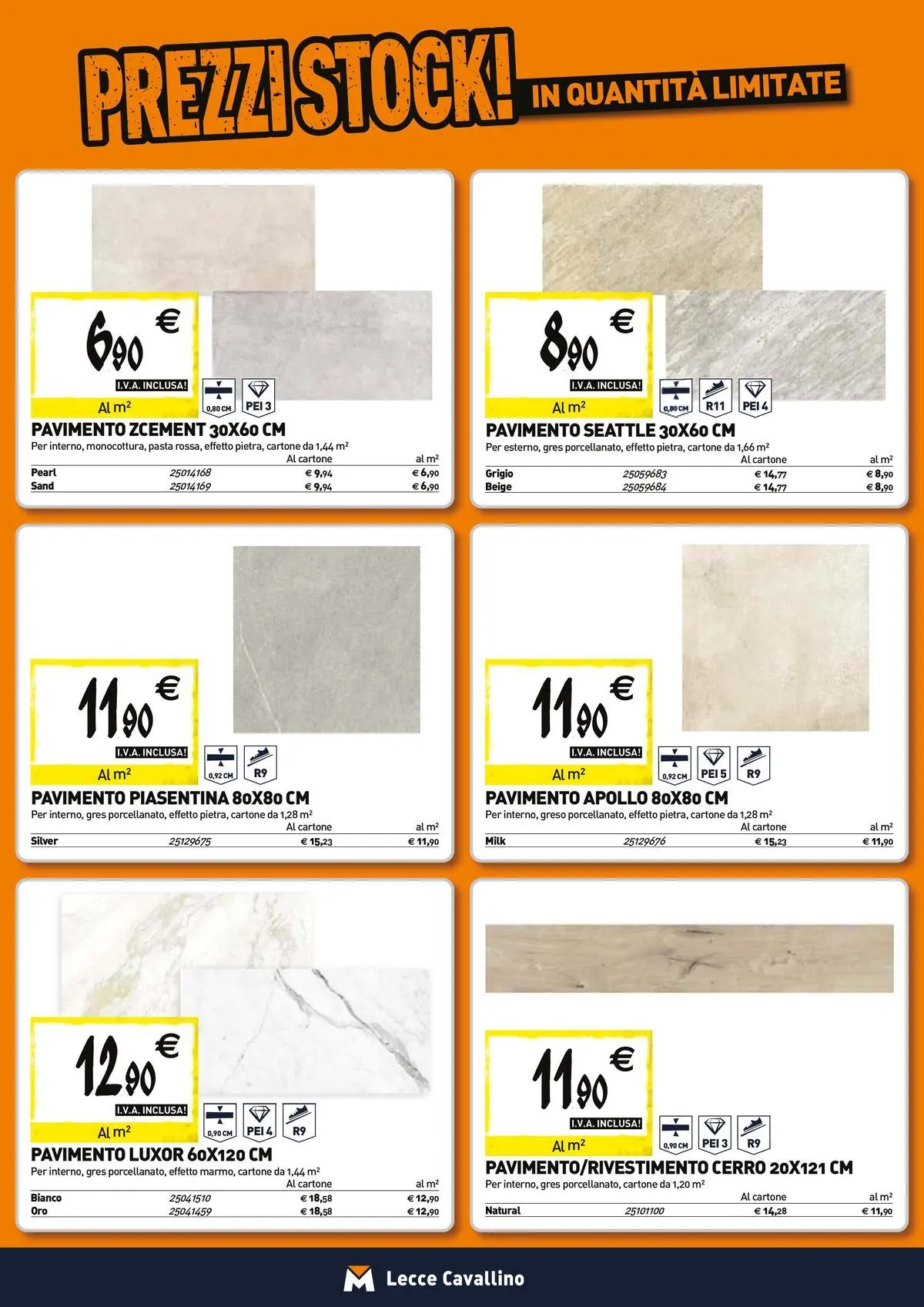 Nuovo TECNOMAT - Straordinari prezzi stock! dal 27/05/2026 > offerte anteprima 🛍️ | Pagina: 11 | Prodotti: Pavimento, Pasta