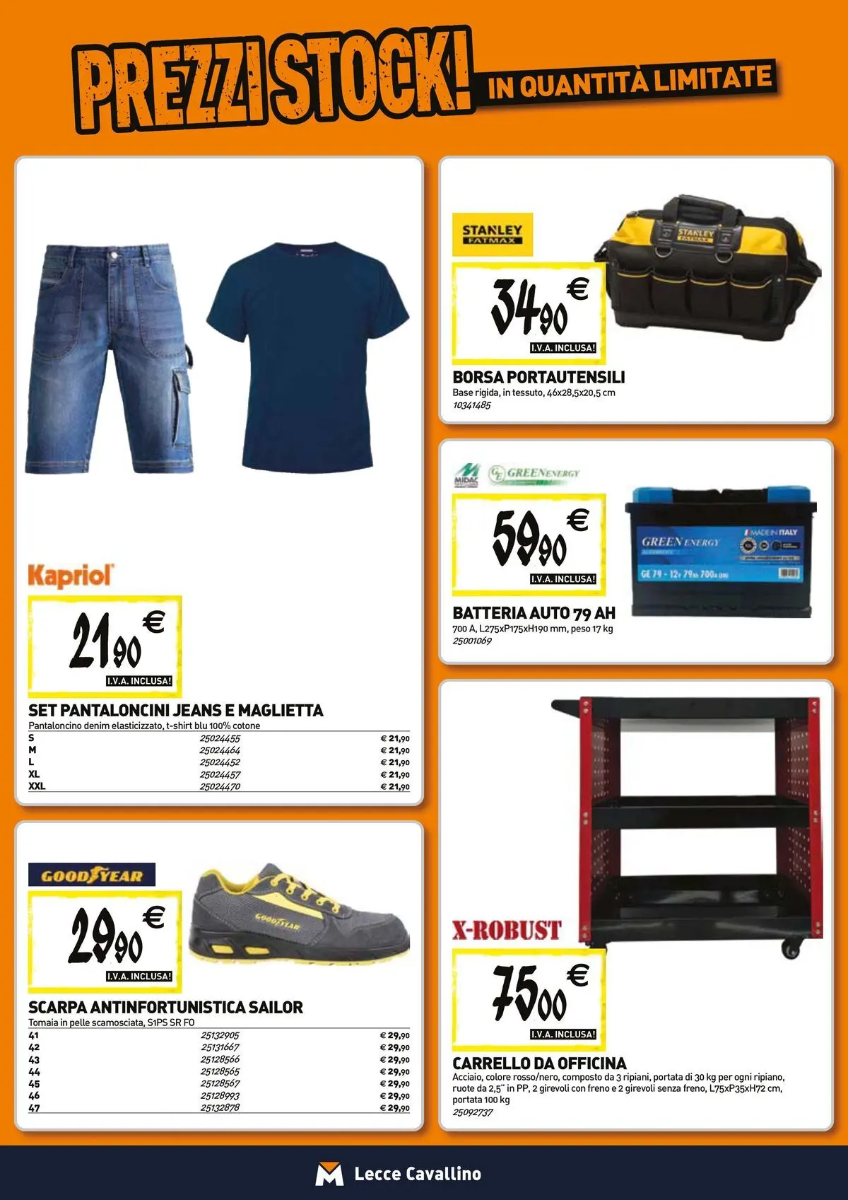 Nuovo TECNOMAT - Straordinari prezzi stock! dal 27/05/2026 > offerte anteprima 🛍️ | Pagina: 19 | Prodotti: Carrello, Maglietta, Borsa, Batteria