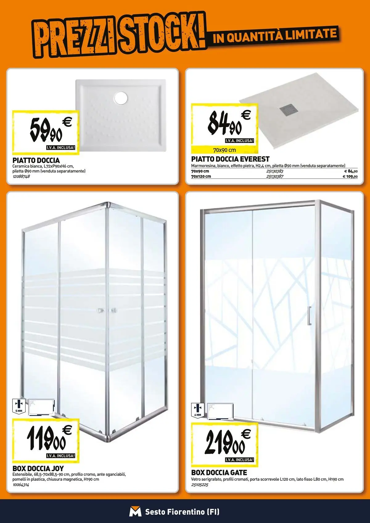 Nuovo TECNOMAT - Straordinari prezzi stock! dal 27/05/2026 > offerte anteprima 🛍️ | Pagina: 2 | Prodotti: Box doccia, Piatto, Doccia