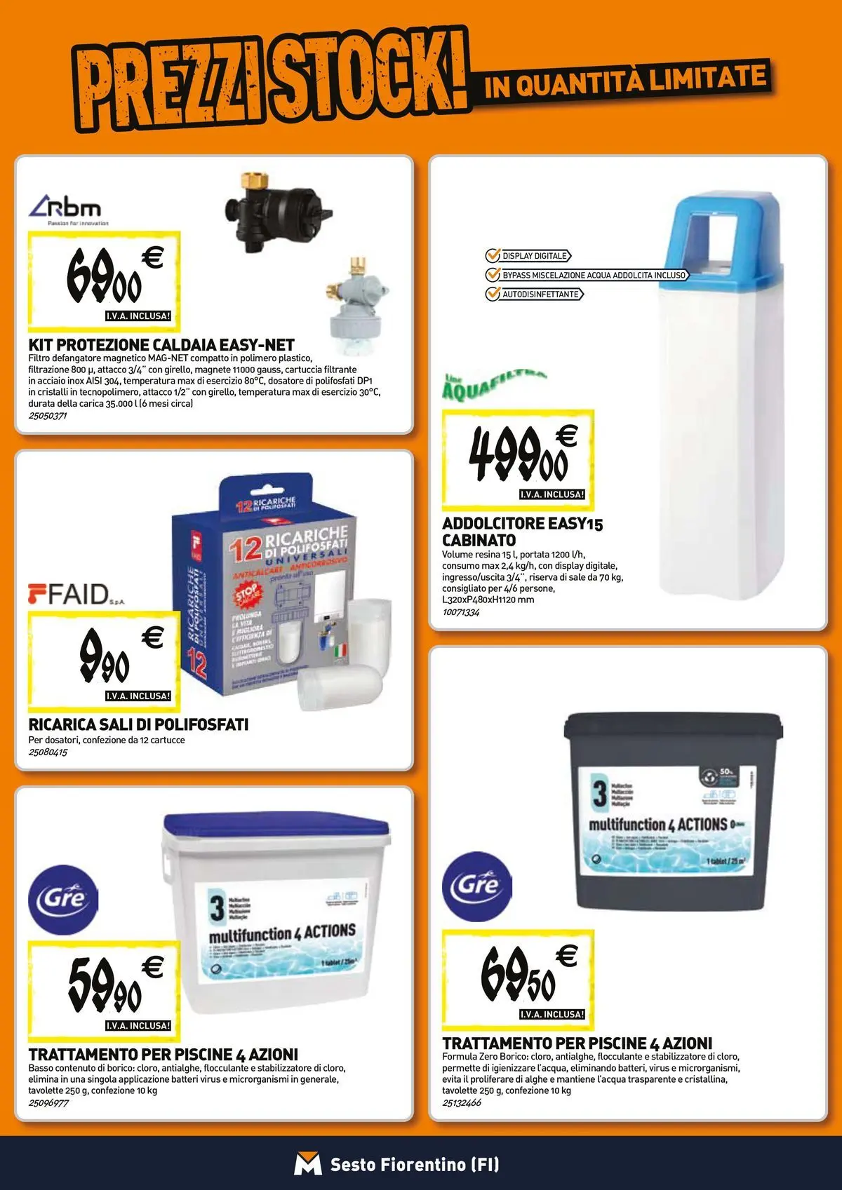 Nuovo TECNOMAT - Straordinari prezzi stock! dal 27/05/2026 > offerte anteprima 🛍️ | Pagina: 7 | Prodotti: Caldaia, Acqua, Sale