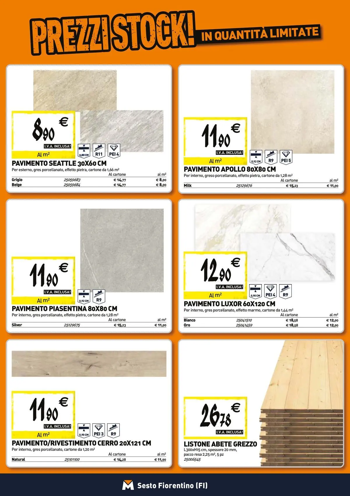 Nuovo TECNOMAT - Straordinari prezzi stock! dal 27/05/2026 > offerte anteprima 🛍️ | Pagina: 11 | Prodotti: Pavimento