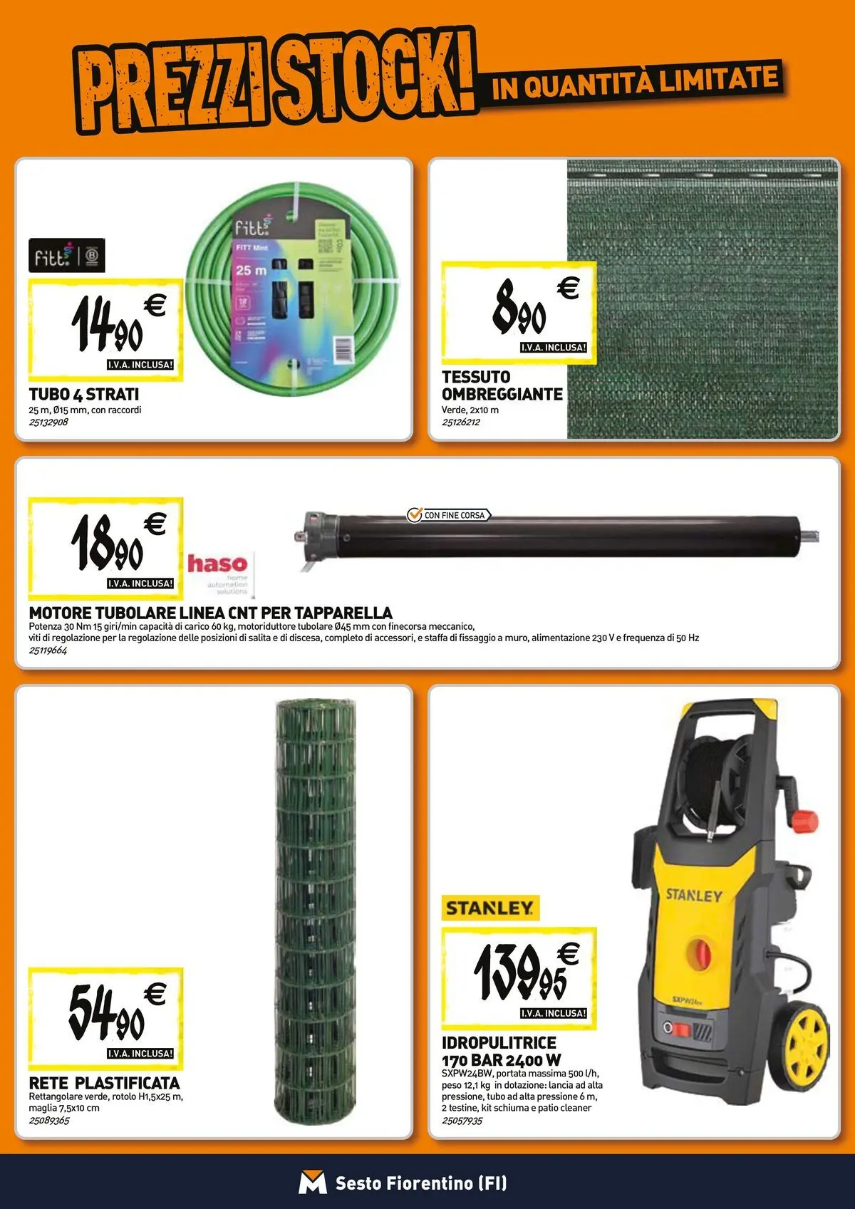 Nuovo TECNOMAT - Straordinari prezzi stock! dal 27/05/2026 > offerte anteprima 🛍️ | Pagina: 17 | Prodotti: Tubo, Idropulitrice