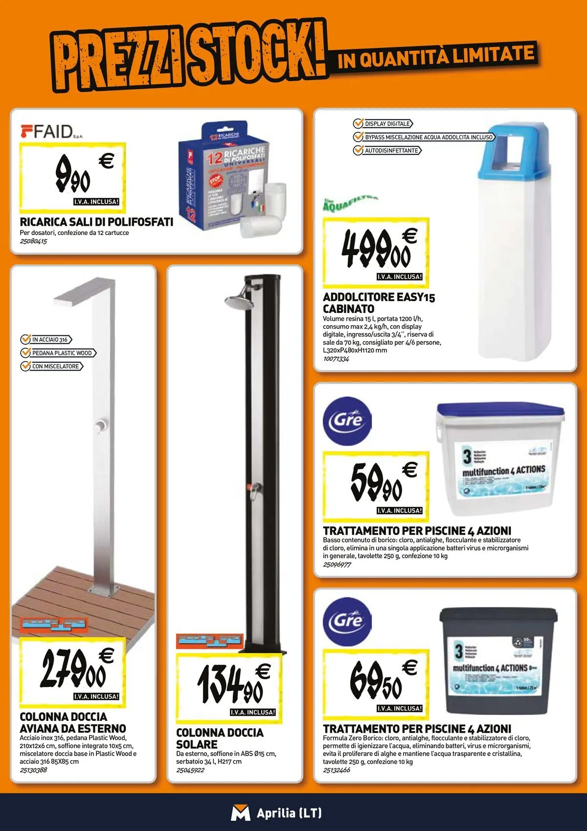 Nuovo TECNOMAT - Straordinari prezzi stock! dal 27/05/2026 > offerte anteprima 🛍️ | Pagina: 7 | Prodotti: Acqua, Sale, Miscelatore, Doccia