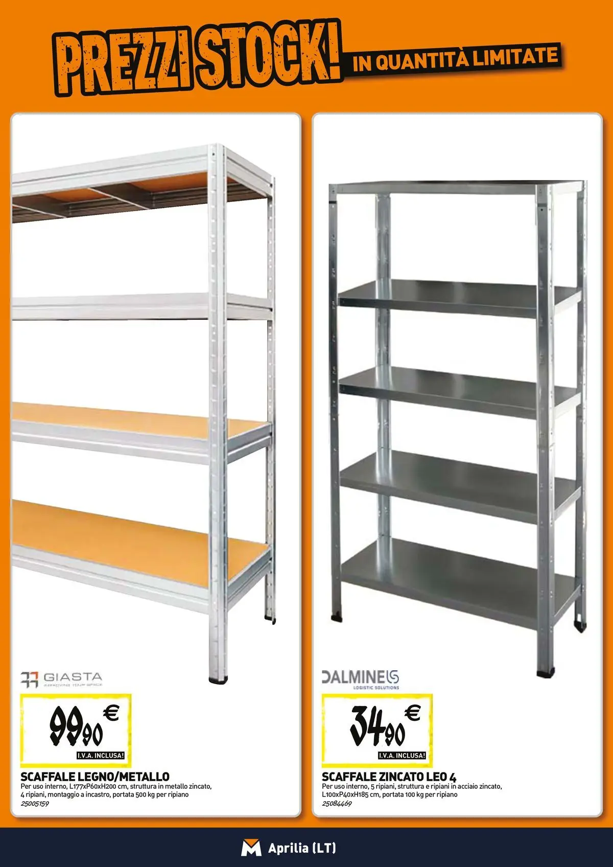 Nuovo TECNOMAT - Straordinari prezzi stock! dal 27/05/2026 > offerte anteprima 🛍️ | Pagina: 16 | Prodotti: Ripiano, Scaffale