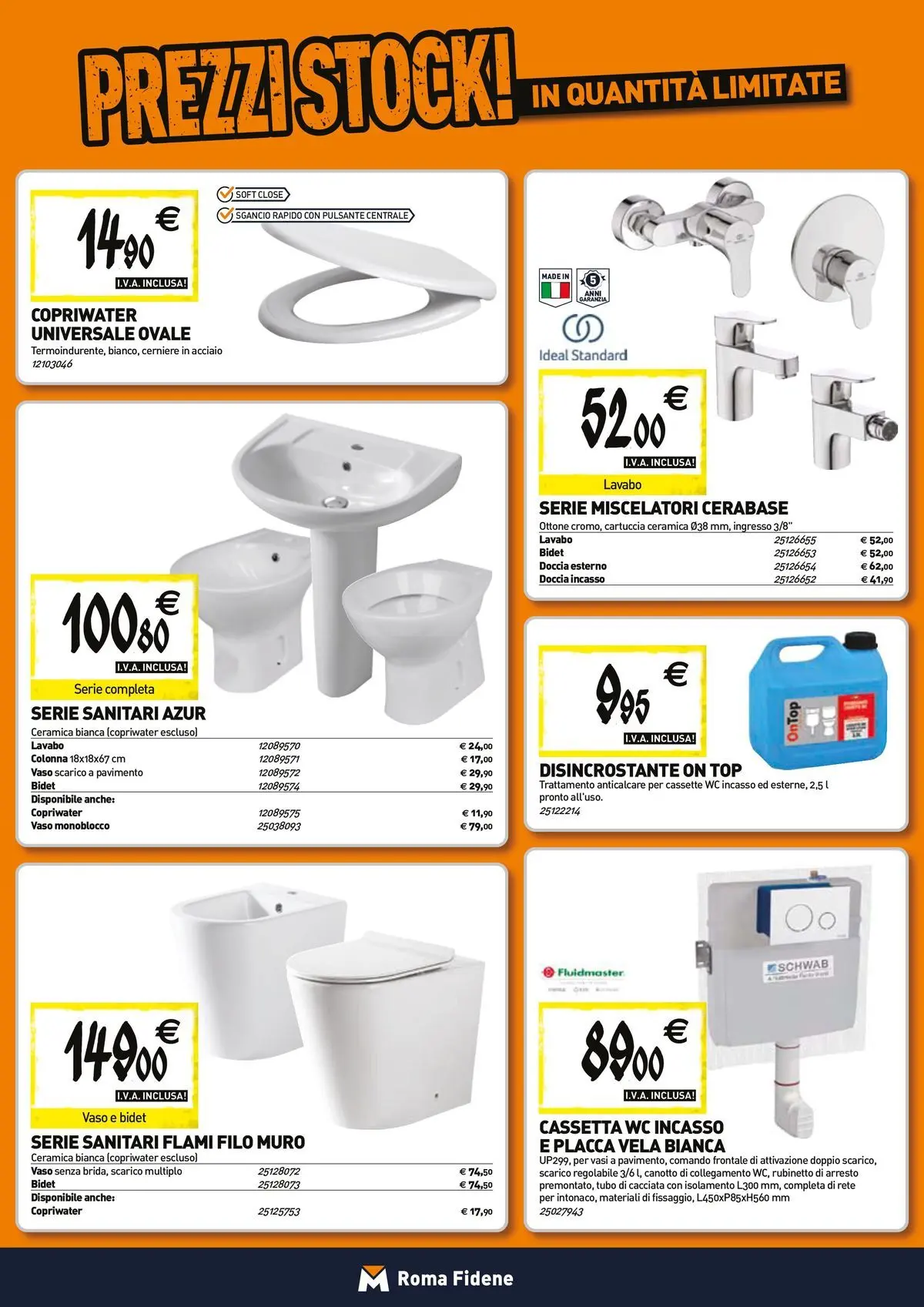 Nuovo TECNOMAT - Straordinari prezzi stock! dal 27/05/2026 > offerte anteprima 🛍️ | Pagina: 4 | Prodotti: Top, Tubo, Doccia, Vaso