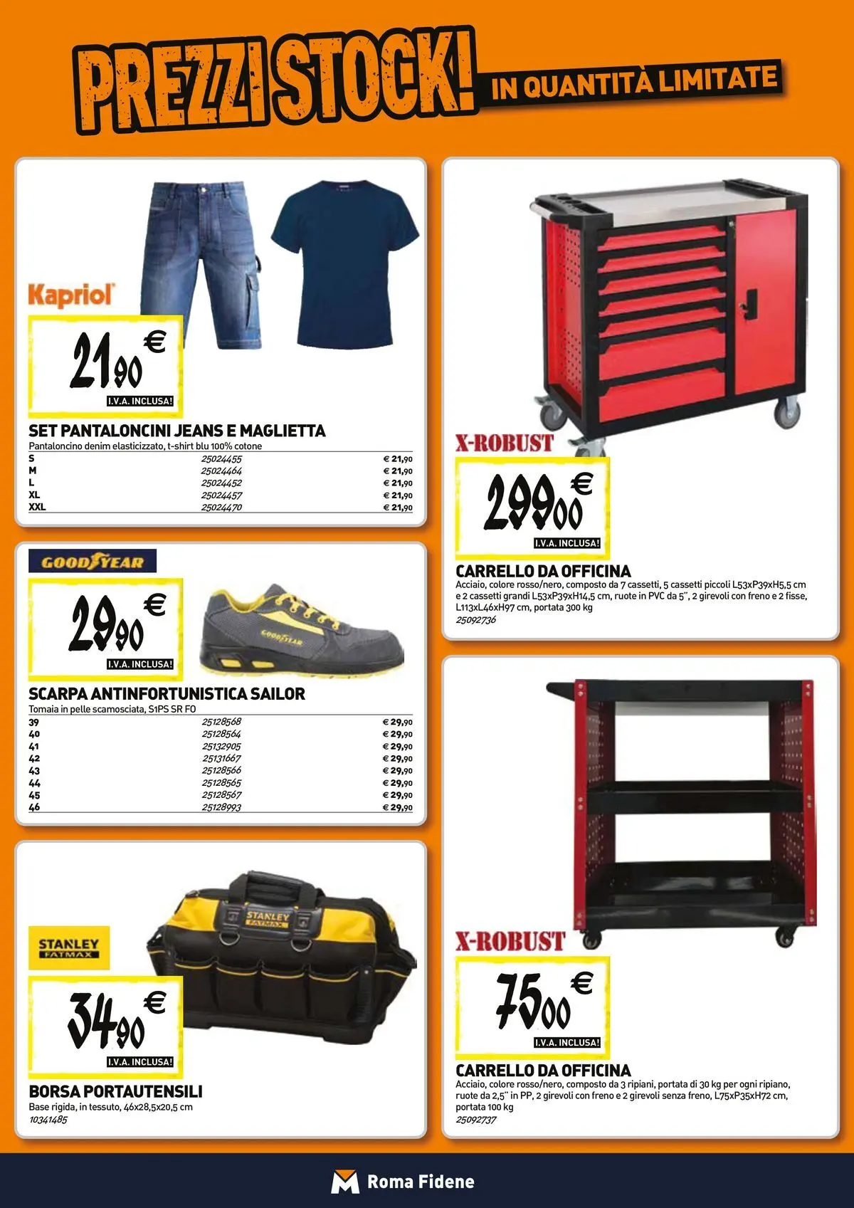 Nuovo TECNOMAT - Straordinari prezzi stock! dal 27/05/2026 > offerte anteprima 🛍️ | Pagina: 19 | Prodotti: Pantaloncini, Jeans, Maglietta, Borsa