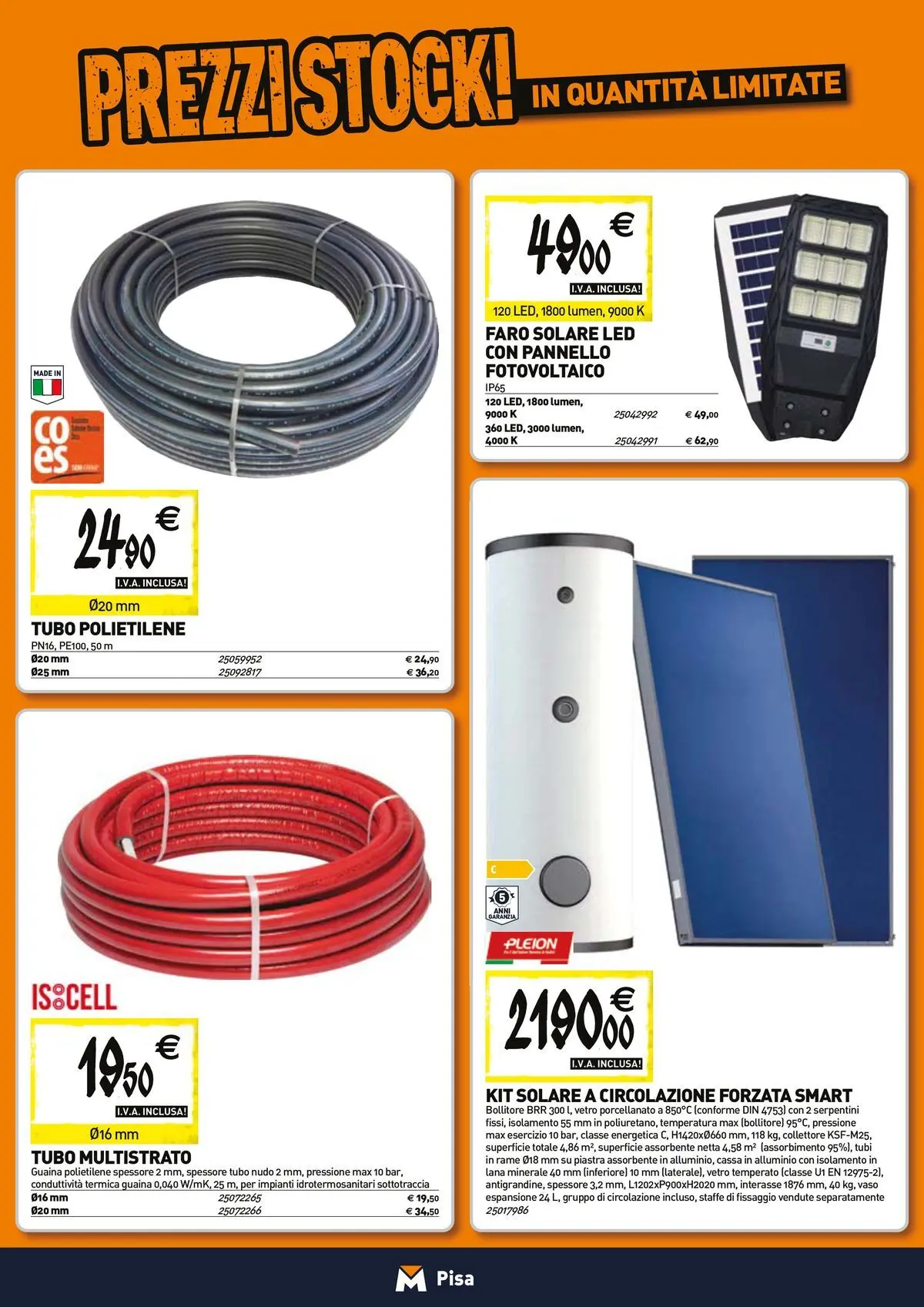 Nuovo TECNOMAT - Straordinari prezzi stock! dal 27/05/2026 > offerte anteprima 🛍️ | Pagina: 8 | Prodotti: Tubo, Alluminio, Bollitore, Vaso