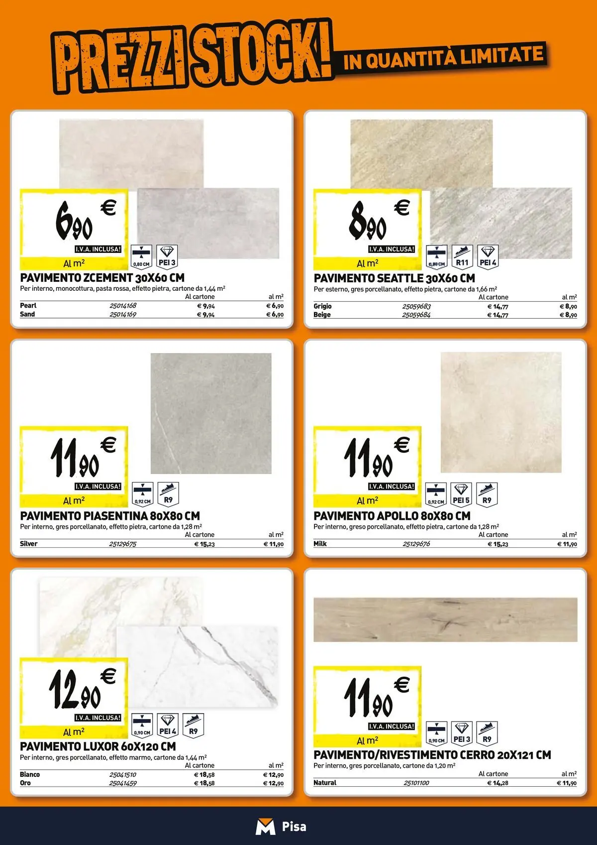 Nuovo TECNOMAT - Straordinari prezzi stock! dal 27/05/2026 > offerte anteprima 🛍️ | Pagina: 11 | Prodotti: Pavimento, Pasta