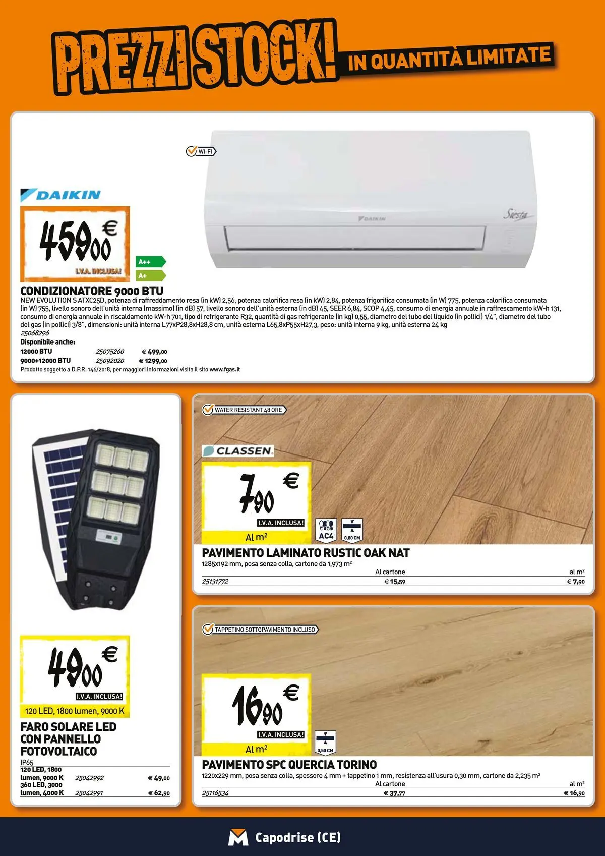 Nuovo TECNOMAT - Straordinari prezzi stock! dal 27/05/2026 > offerte anteprima 🛍️ | Pagina: 9 | Prodotti: Pavimento, Tubo, Condizionatore