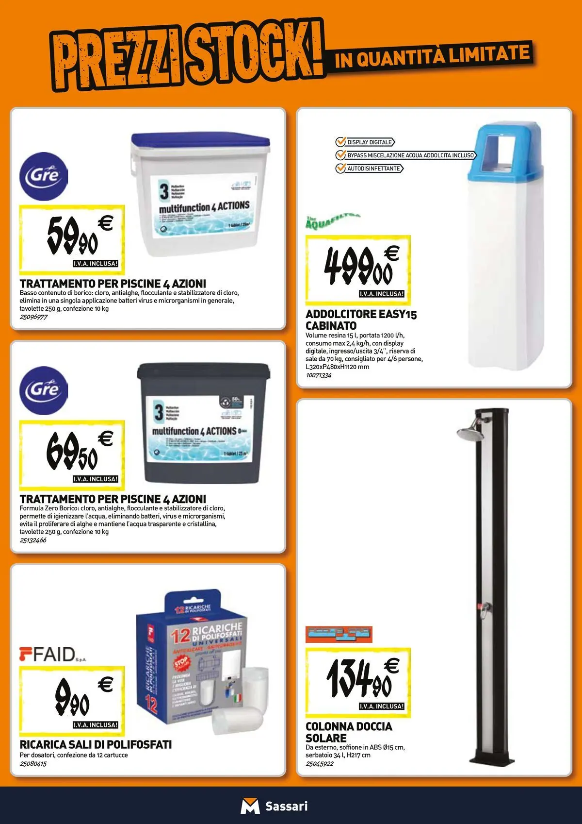 Nuovo TECNOMAT - Straordinari prezzi stock! dal 27/05/2026 > offerte anteprima 🛍️ | Pagina: 7 | Prodotti: Acqua, Sale, Doccia