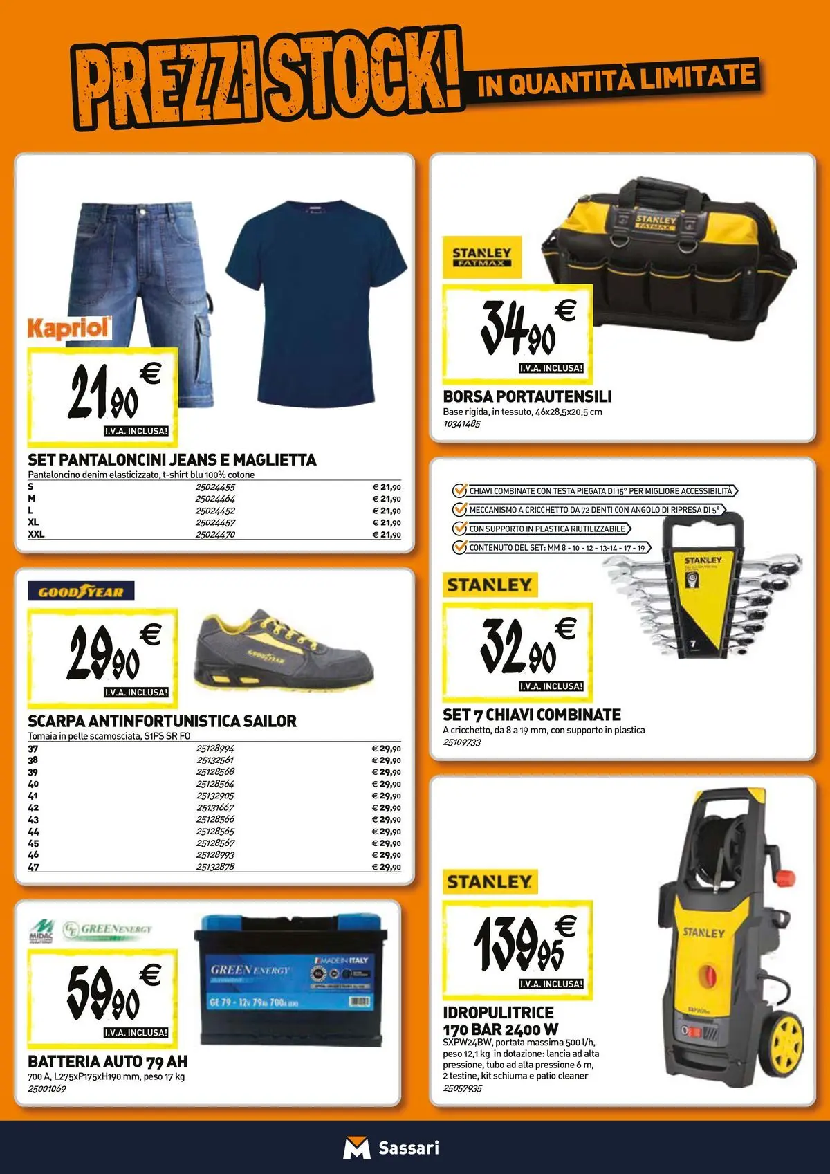 Nuovo TECNOMAT - Straordinari prezzi stock! dal 27/05/2026 > offerte anteprima 🛍️ | Pagina: 19 | Prodotti: Tubo, Jeans, Maglietta, Batteria