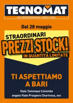 Anteprima del volantino TECNOMAT - Straordinari prezzi stock! valido a partire dal 27.05.2026