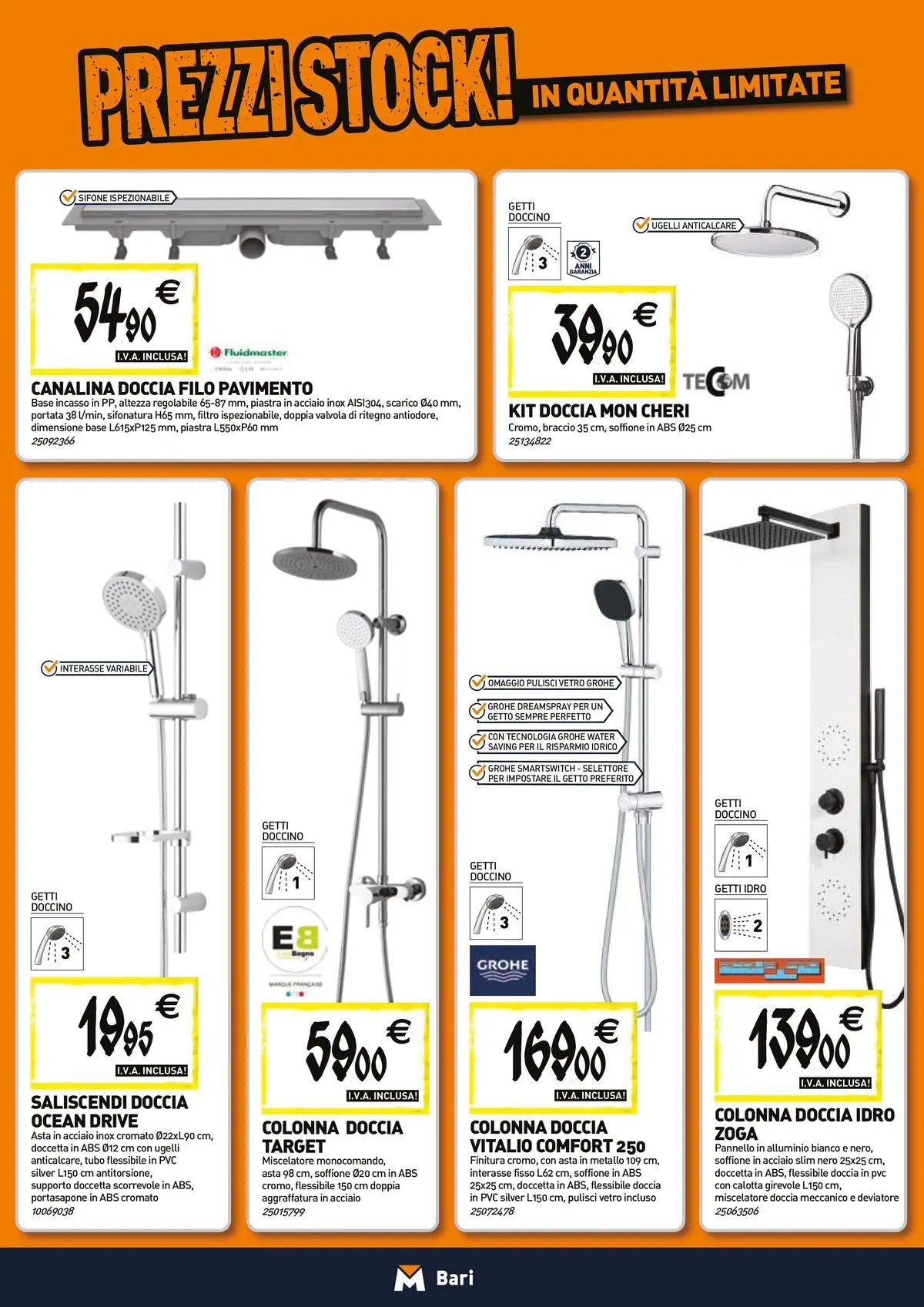 Nuovo TECNOMAT - Straordinari prezzi stock! dal 27/05/2026 > offerte anteprima 🛍️ | Pagina: 3 | Prodotti: Anticalcare, Pavimento, Miscelatore, Alluminio