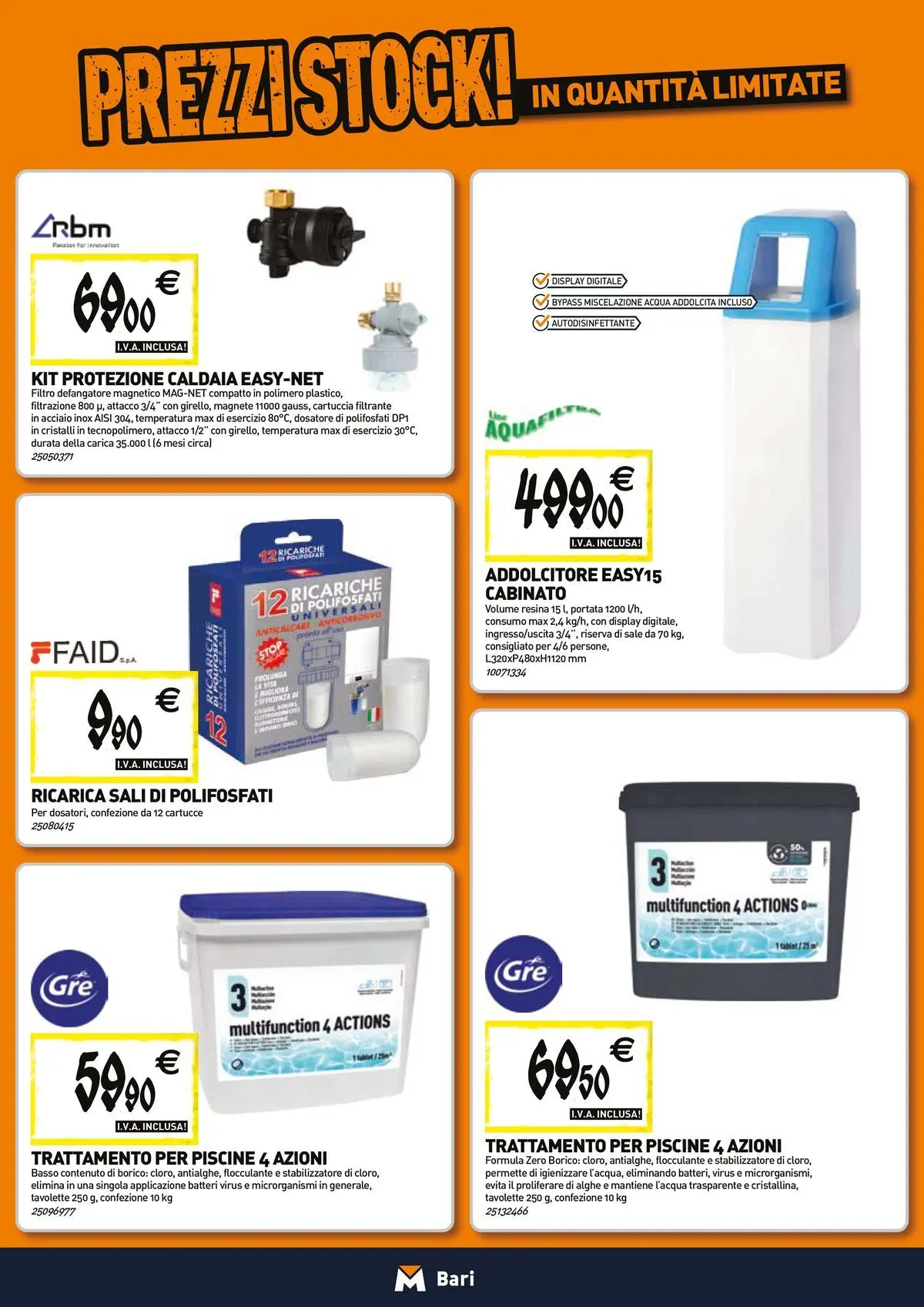 Nuovo TECNOMAT - Straordinari prezzi stock! dal 27/05/2026 > offerte anteprima 🛍️ | Pagina: 7 | Prodotti: Caldaia, Anticalcare, Acqua, Sale
