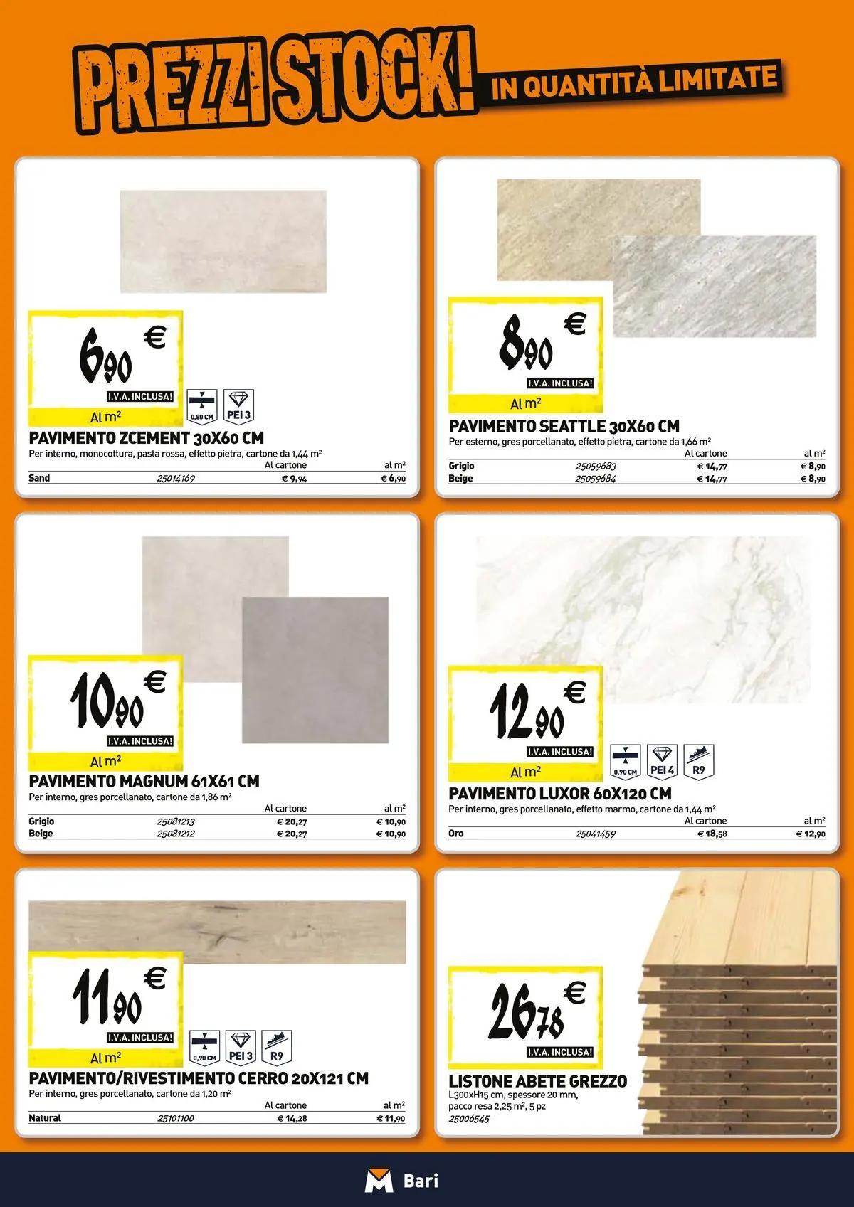 Nuovo TECNOMAT - Straordinari prezzi stock! dal 27/05/2026 > offerte anteprima 🛍️ | Pagina: 11 | Prodotti: Pavimento, Pasta