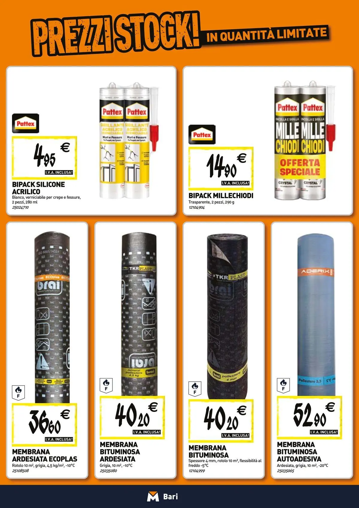 Nuovo TECNOMAT - Straordinari prezzi stock! dal 27/05/2026 > offerte anteprima 🛍️ | Pagina: 13 | Prodotti: Chiodi, Silicone