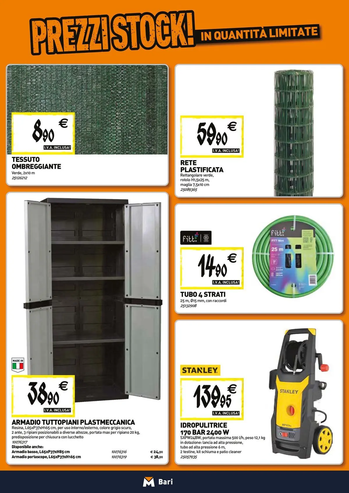 Nuovo TECNOMAT - Straordinari prezzi stock! dal 27/05/2026 > offerte anteprima 🛍️ | Pagina: 16 | Prodotti: Ripiano, Tubo, Idropulitrice, Armadio