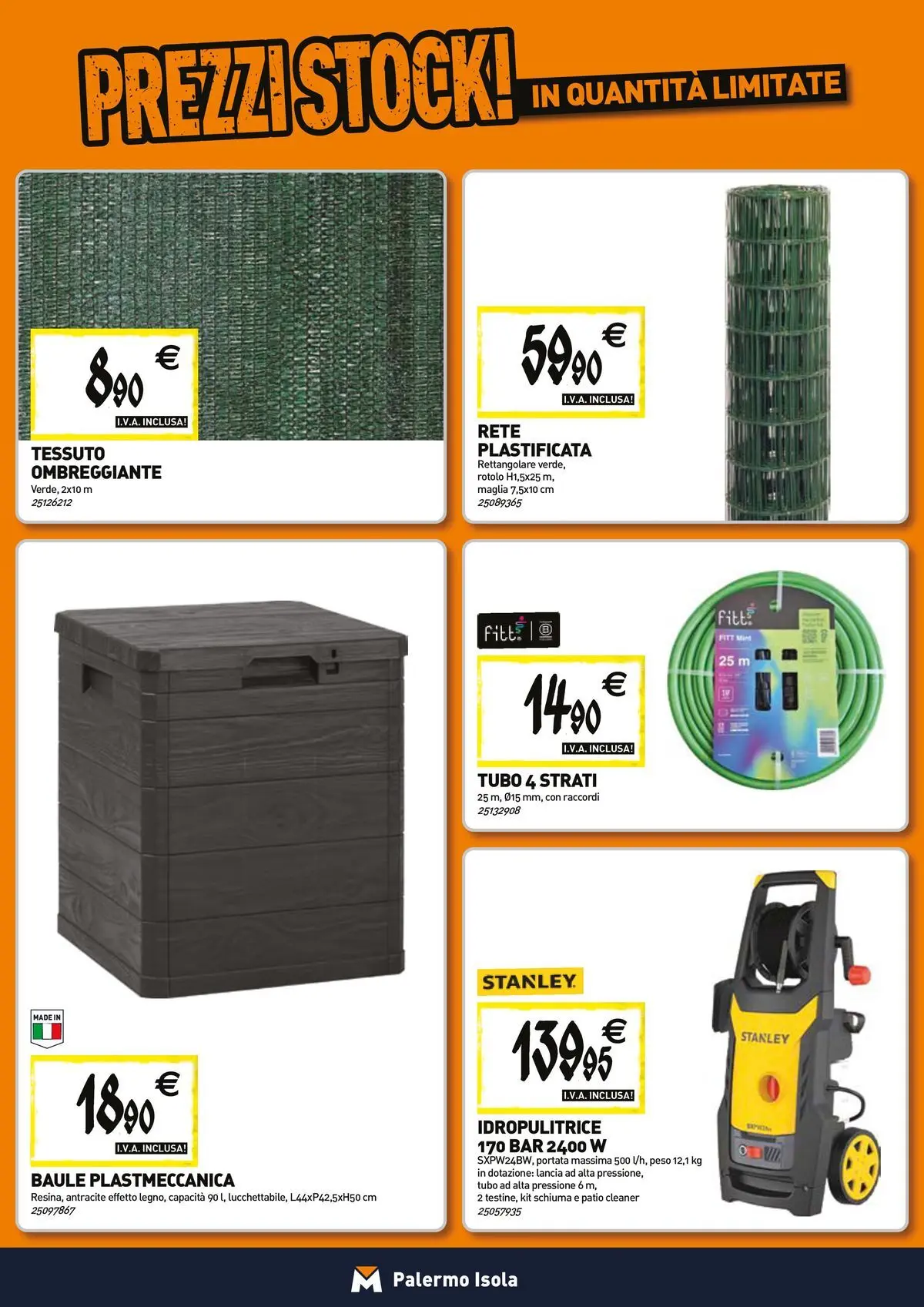 Nuovo TECNOMAT - Straordinari prezzi stock! dal 27/05/2026 > offerte anteprima 🛍️ | Pagina: 17 | Prodotti: Tubo, Idropulitrice, Baule