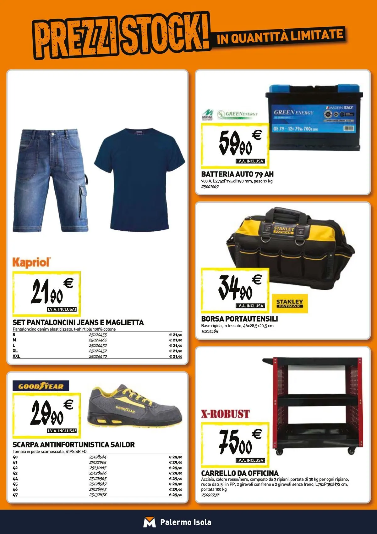 Nuovo TECNOMAT - Straordinari prezzi stock! dal 27/05/2026 > offerte anteprima 🛍️ | Pagina: 19 | Prodotti: Pantaloncini, Jeans, Maglietta, Batteria