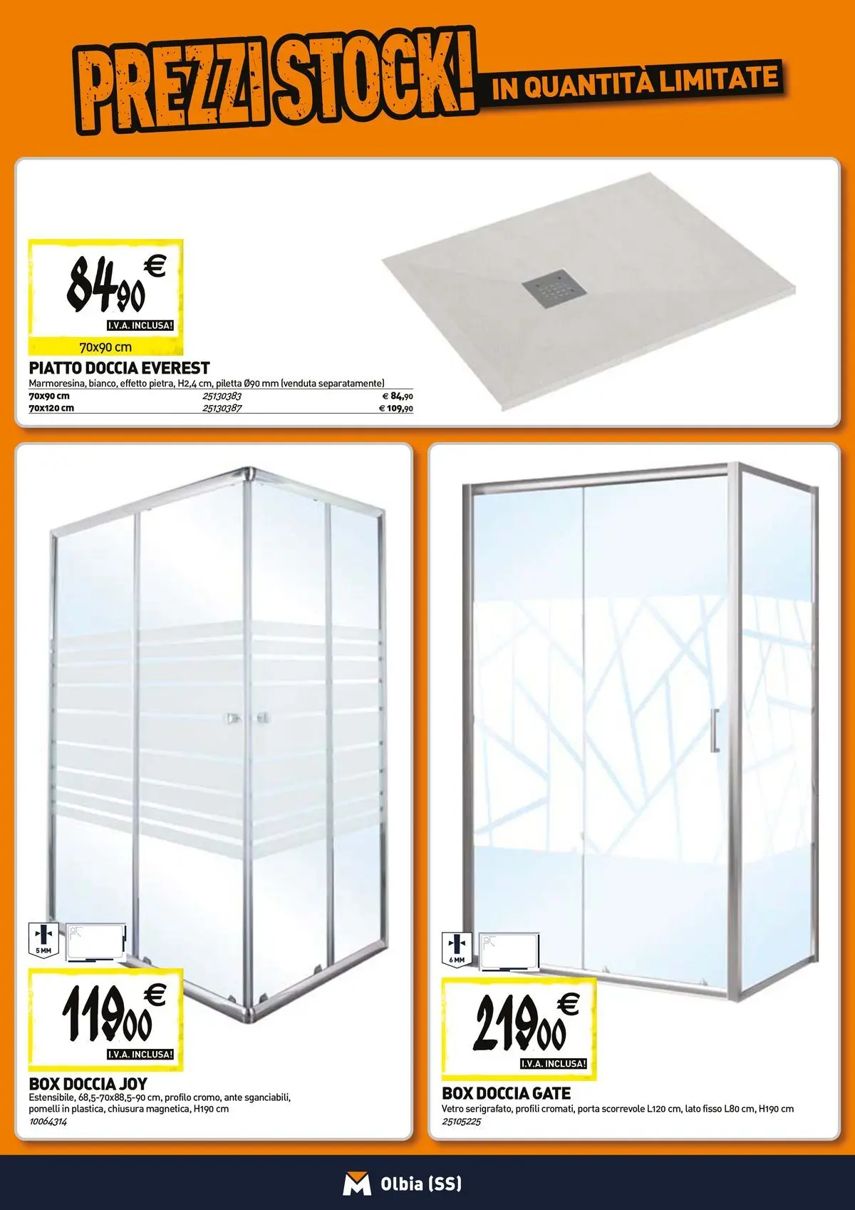 Nuovo TECNOMAT - Straordinari prezzi stock! dal 27/05/2026 > offerte anteprima 🛍️ | Pagina: 2 | Prodotti: Box doccia, Piatto, Doccia