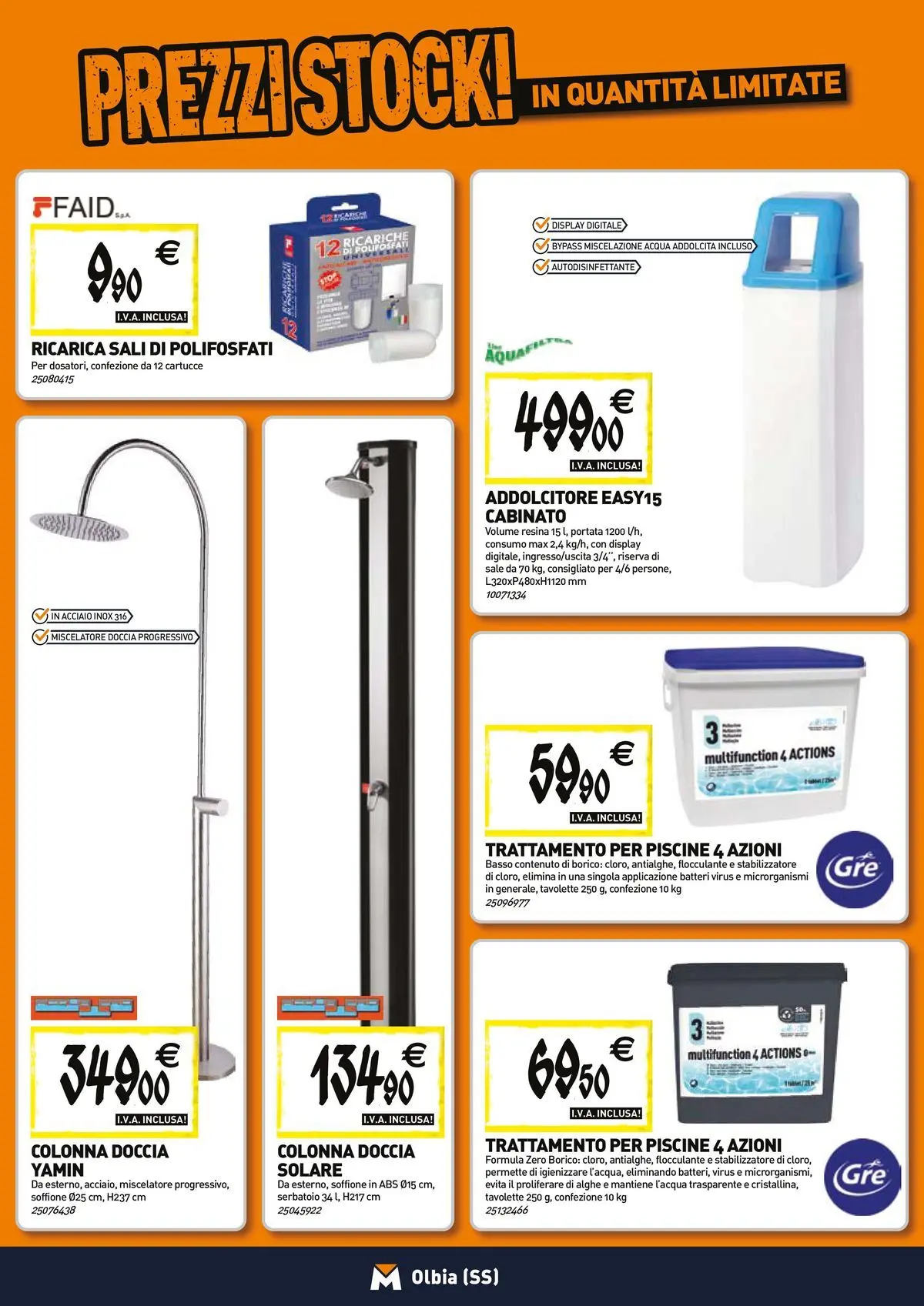 Nuovo TECNOMAT - Straordinari prezzi stock! dal 27/05/2026 > offerte anteprima 🛍️ | Pagina: 7 | Prodotti: Acqua, Sale, Miscelatore, Doccia