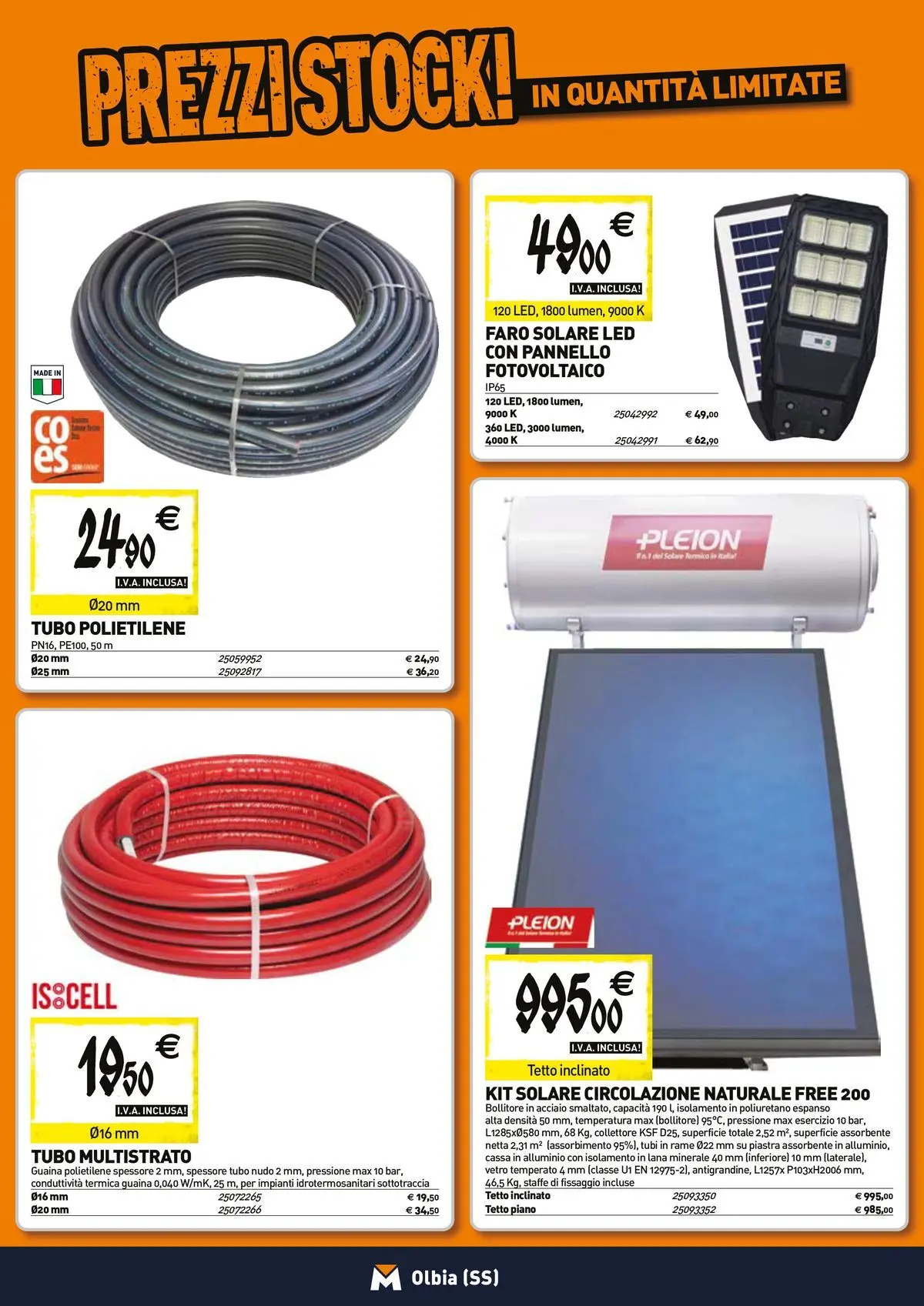 Nuovo TECNOMAT - Straordinari prezzi stock! dal 27/05/2026 > offerte anteprima 🛍️ | Pagina: 8 | Prodotti: Tubo, Alluminio, Bollitore