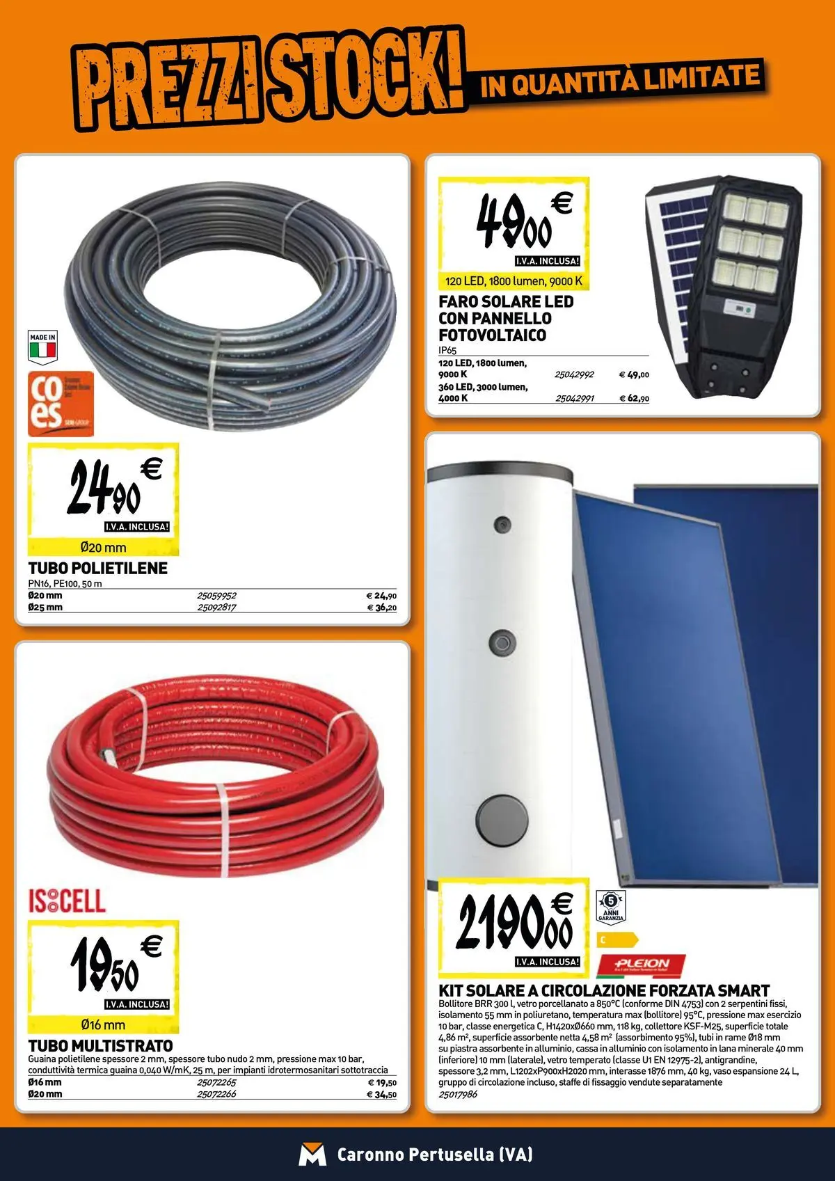 Nuovo TECNOMAT - Straordinari prezzi stock! dal 27/05/2026 > offerte anteprima 🛍️ | Pagina: 8 | Prodotti: Tubo, Alluminio, Bollitore, Vaso
