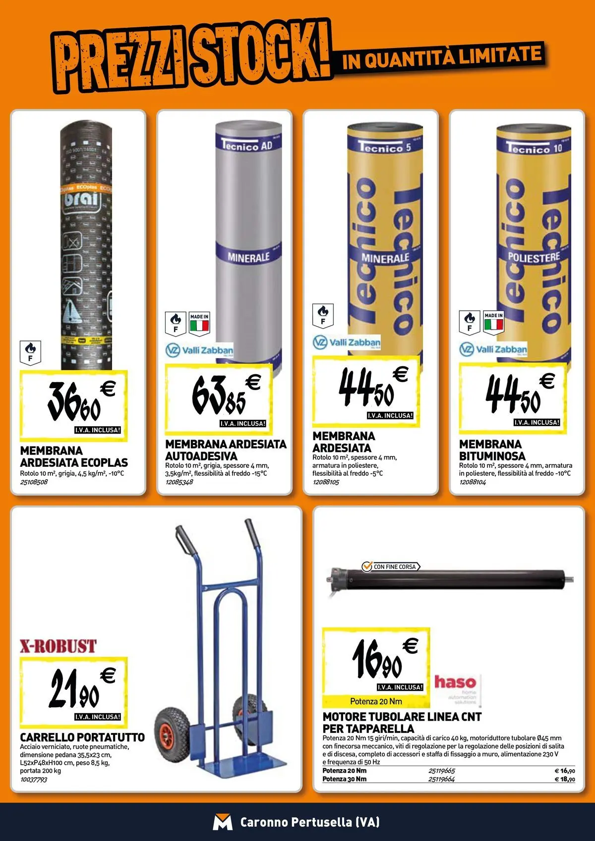 Nuovo TECNOMAT - Straordinari prezzi stock! dal 27/05/2026 > offerte anteprima 🛍️ | Pagina: 14 | Prodotti: Carrello