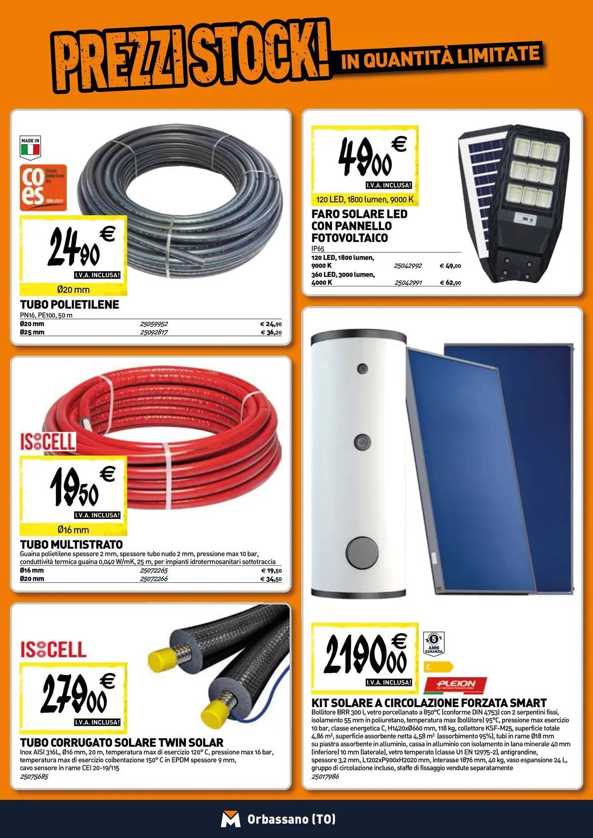 Nuovo TECNOMAT - Straordinari prezzi stock! dal 27/05/2026 > offerte anteprima 🛍️ | Pagina: 8 | Prodotti: Tubo, Alluminio, Bollitore, Vaso