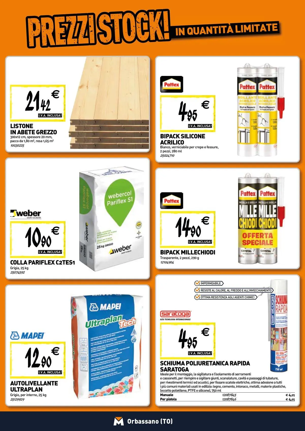 Nuovo TECNOMAT - Straordinari prezzi stock! dal 27/05/2026 > offerte anteprima 🛍️ | Pagina: 12 | Prodotti: Colla, Chiodi, Silicone