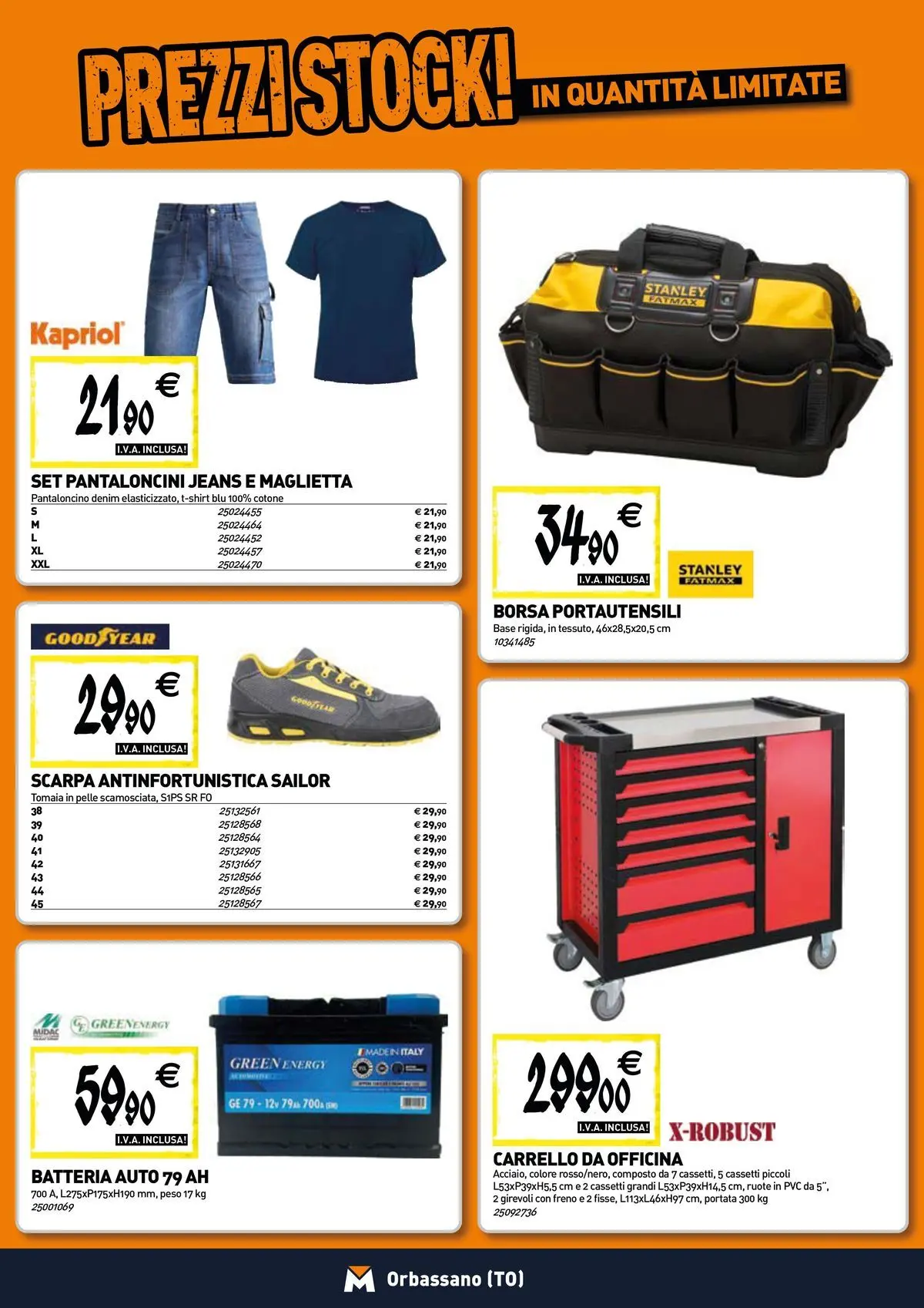 Nuovo TECNOMAT - Straordinari prezzi stock! dal 27/05/2026 > offerte anteprima 🛍️ | Pagina: 19 | Prodotti: Pantaloncini, Jeans, Carrello, Maglietta