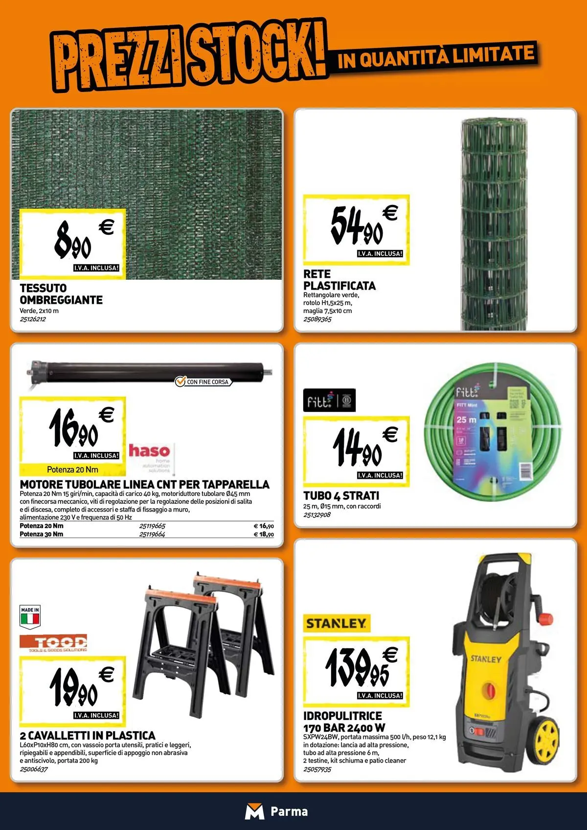 Nuovo TECNOMAT - Straordinari prezzi stock! dal 27/05/2026 > offerte anteprima 🛍️ | Pagina: 17 | Prodotti: Tubo, Idropulitrice, Vassoio