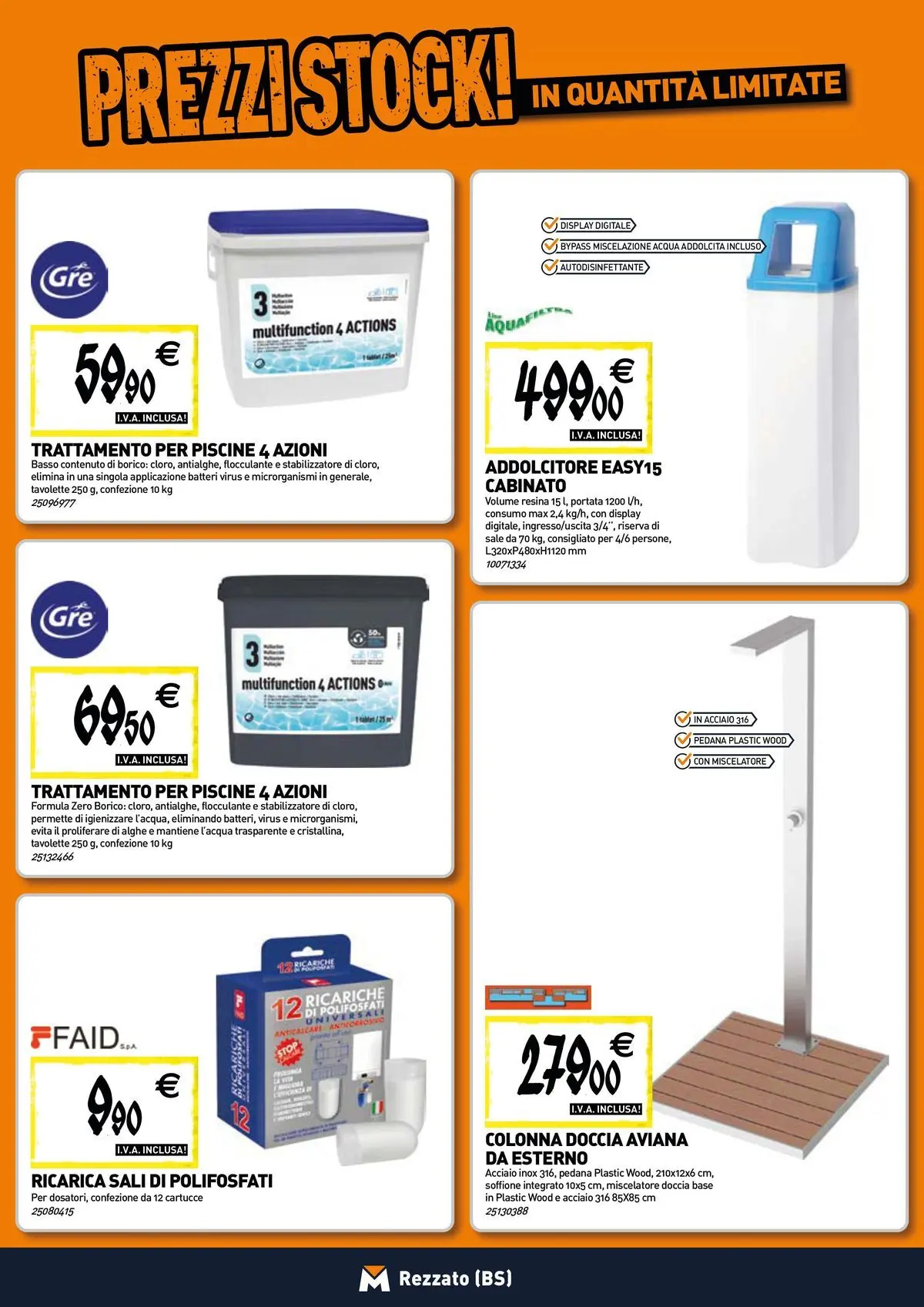 Nuovo TECNOMAT - Straordinari prezzi stock! dal 27/05/2026 > offerte anteprima 🛍️ | Pagina: 7 | Prodotti: Acqua, Sale, Miscelatore, Doccia