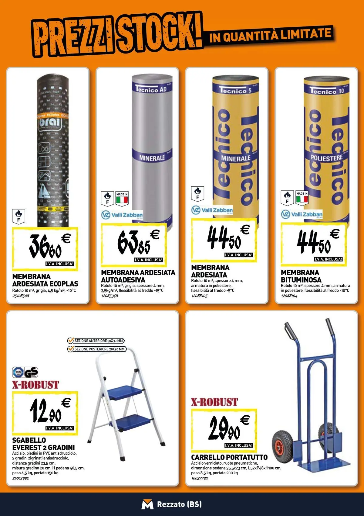 Nuovo TECNOMAT - Straordinari prezzi stock! dal 27/05/2026 > offerte anteprima 🛍️ | Pagina: 14 | Prodotti: Carrello, Sgabello