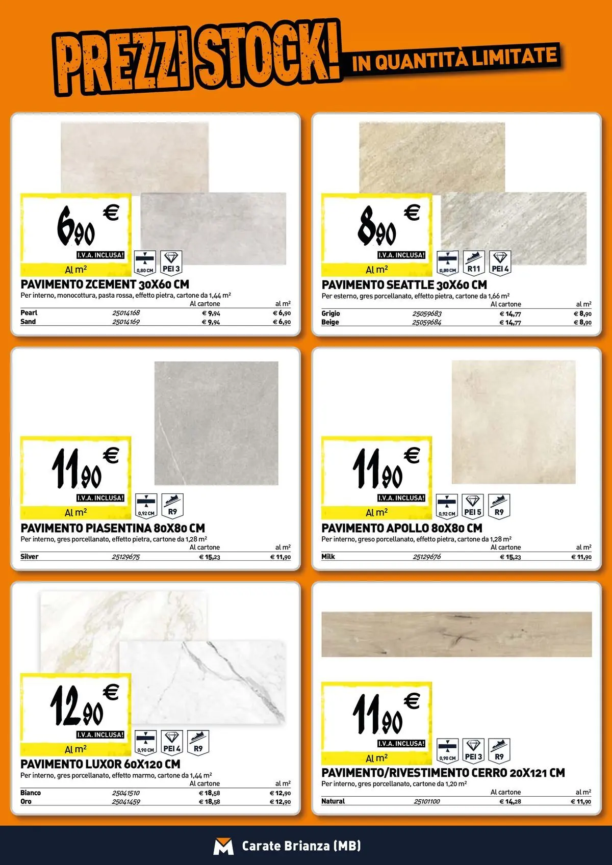 Nuovo TECNOMAT - Straordinari prezzi stock! dal 27/05/2026 > offerte anteprima 🛍️ | Pagina: 11 | Prodotti: Pavimento, Pasta