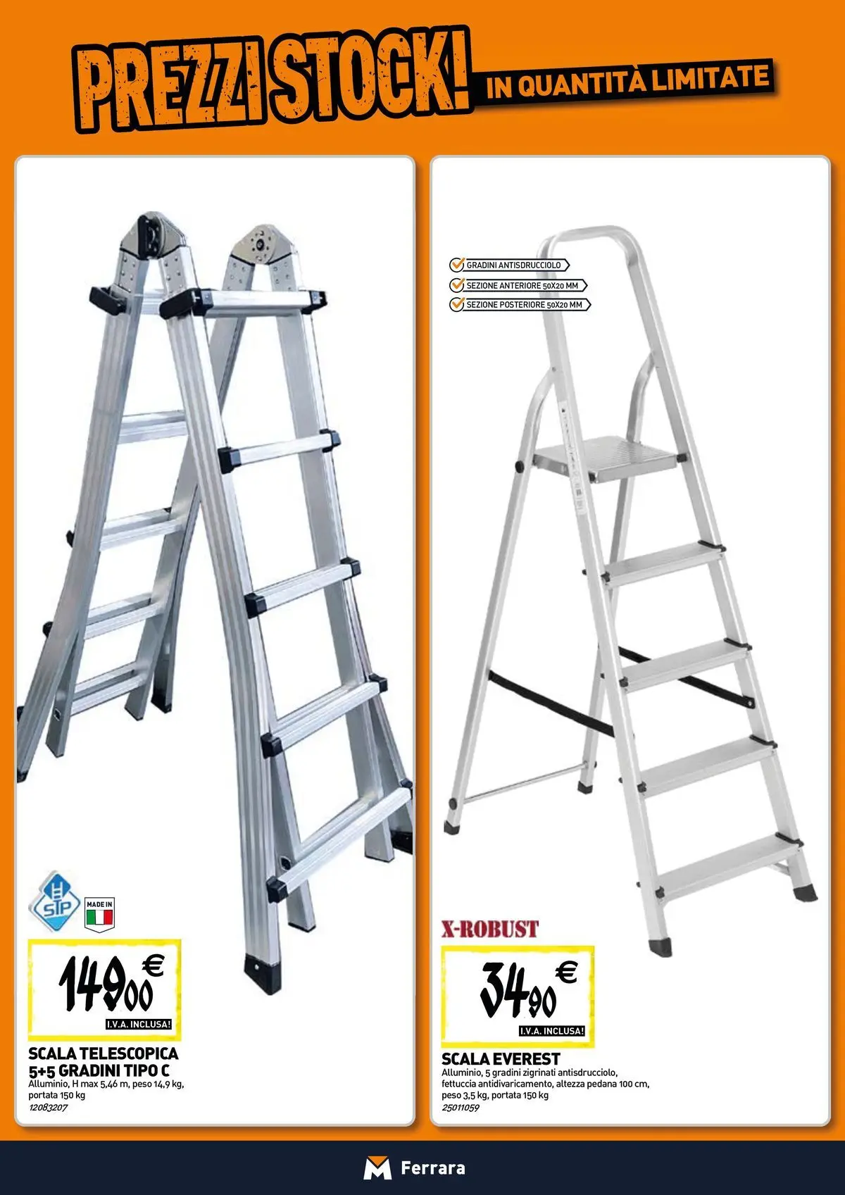 Nuovo TECNOMAT - Straordinari prezzi stock! dal 27/05/2026 > offerte anteprima 🛍️ | Pagina: 15 | Prodotti: Scala