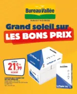 Bureau Vall&eacute;e Grand soleil sur les bons prix - du 01.06.2026