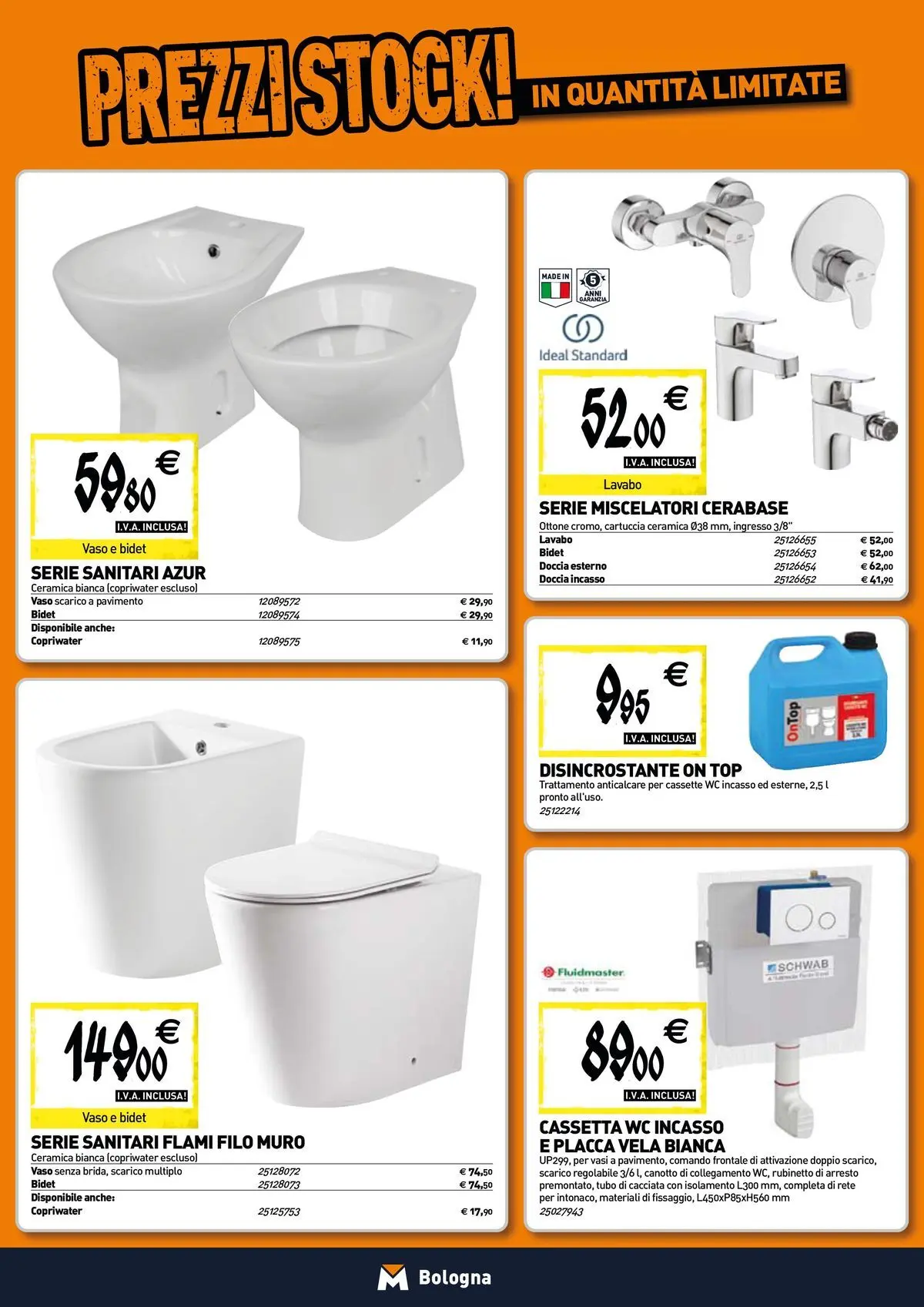Nuovo TECNOMAT - Straordinari prezzi stock! dal 27/05/2026 > offerte anteprima 🛍️ | Pagina: 4 | Prodotti: Pavimento, Top, WC, Vaso