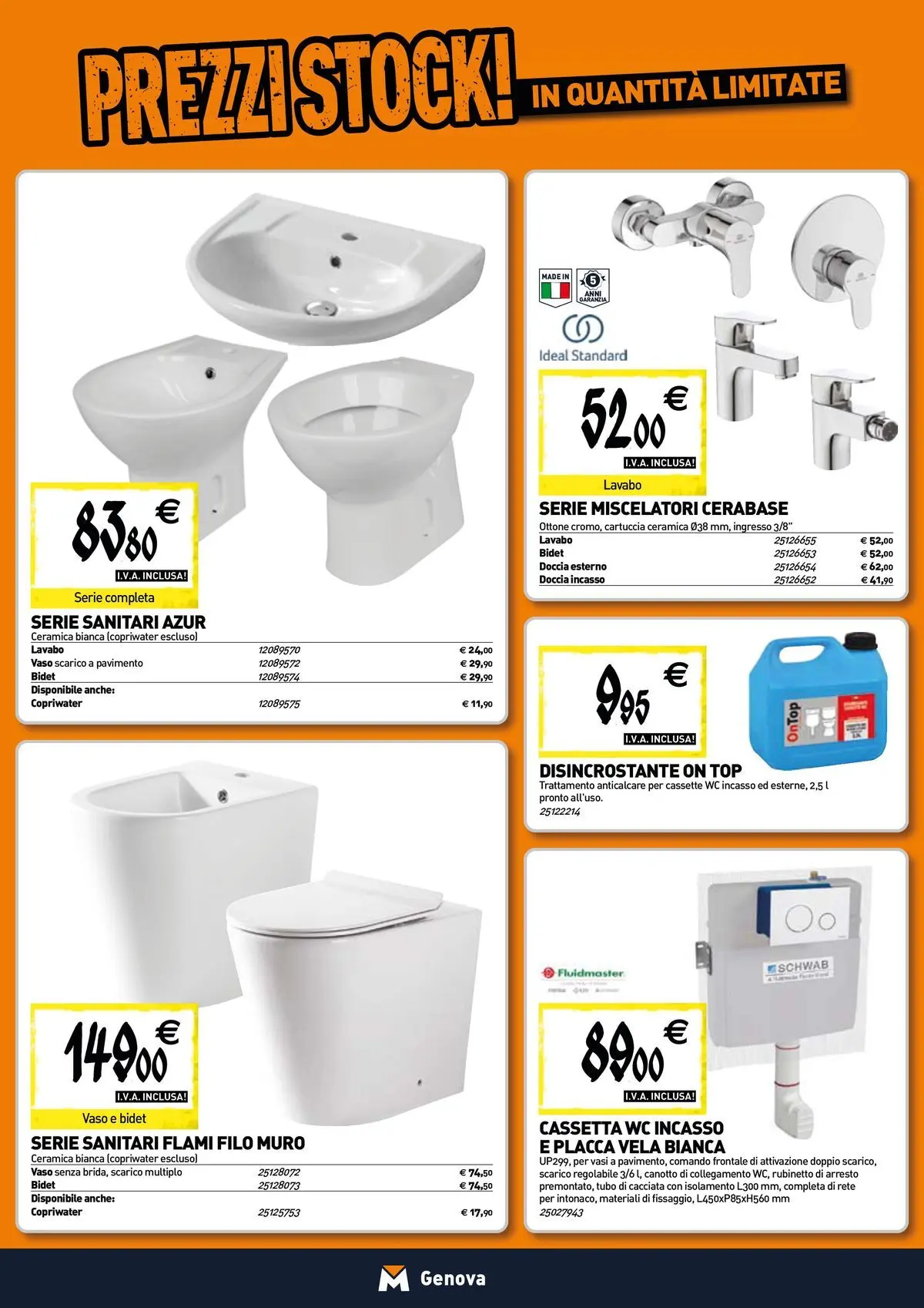 Nuovo TECNOMAT - Straordinari prezzi stock! dal 27/05/2026 > offerte anteprima 🛍️ | Pagina: 4 | Prodotti: Anticalcare, Pavimento, Top, Tubo