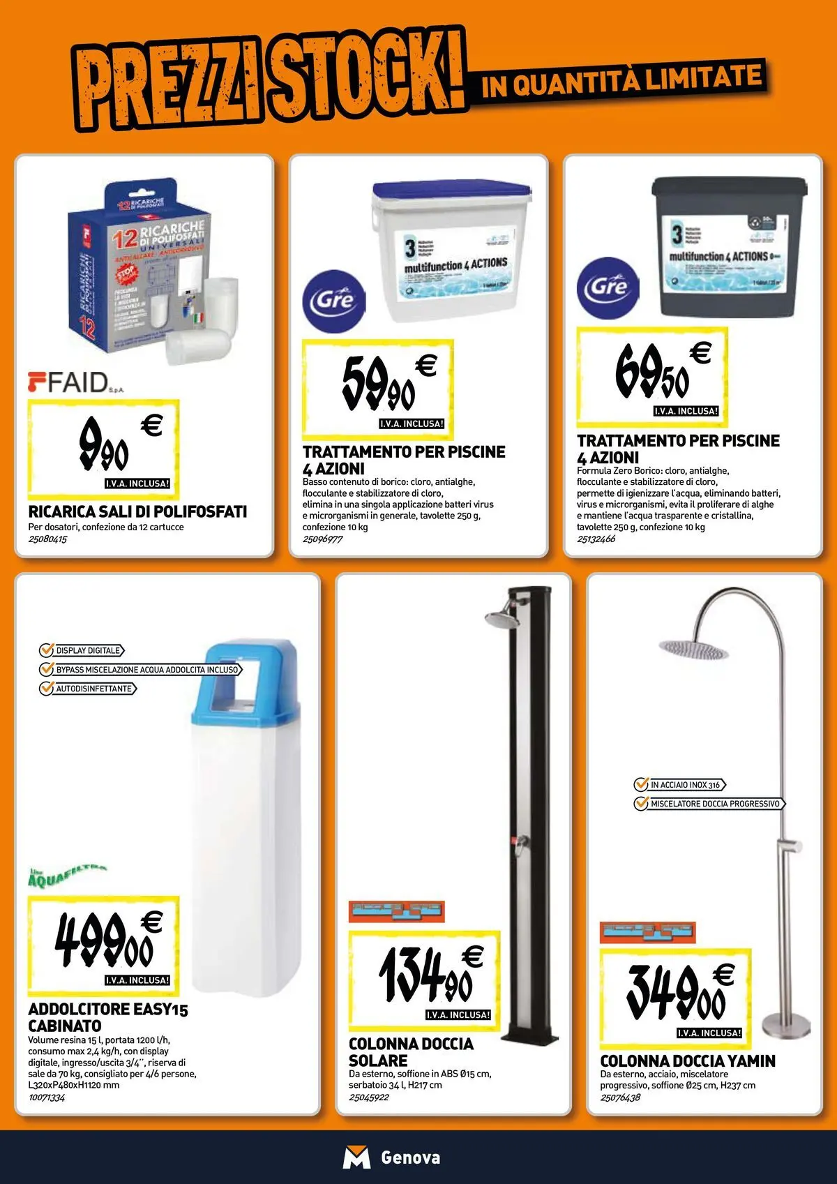 Nuovo TECNOMAT - Straordinari prezzi stock! dal 27/05/2026 > offerte anteprima 🛍️ | Pagina: 7 | Prodotti: Acqua, Sale, Miscelatore, Doccia