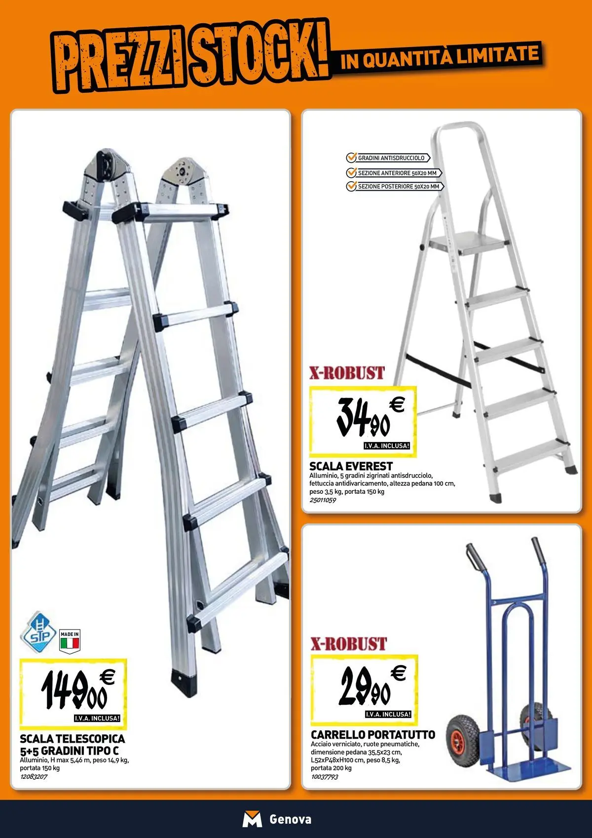 Nuovo TECNOMAT - Straordinari prezzi stock! dal 27/05/2026 > offerte anteprima 🛍️ | Pagina: 15 | Prodotti: Carrello, Scala