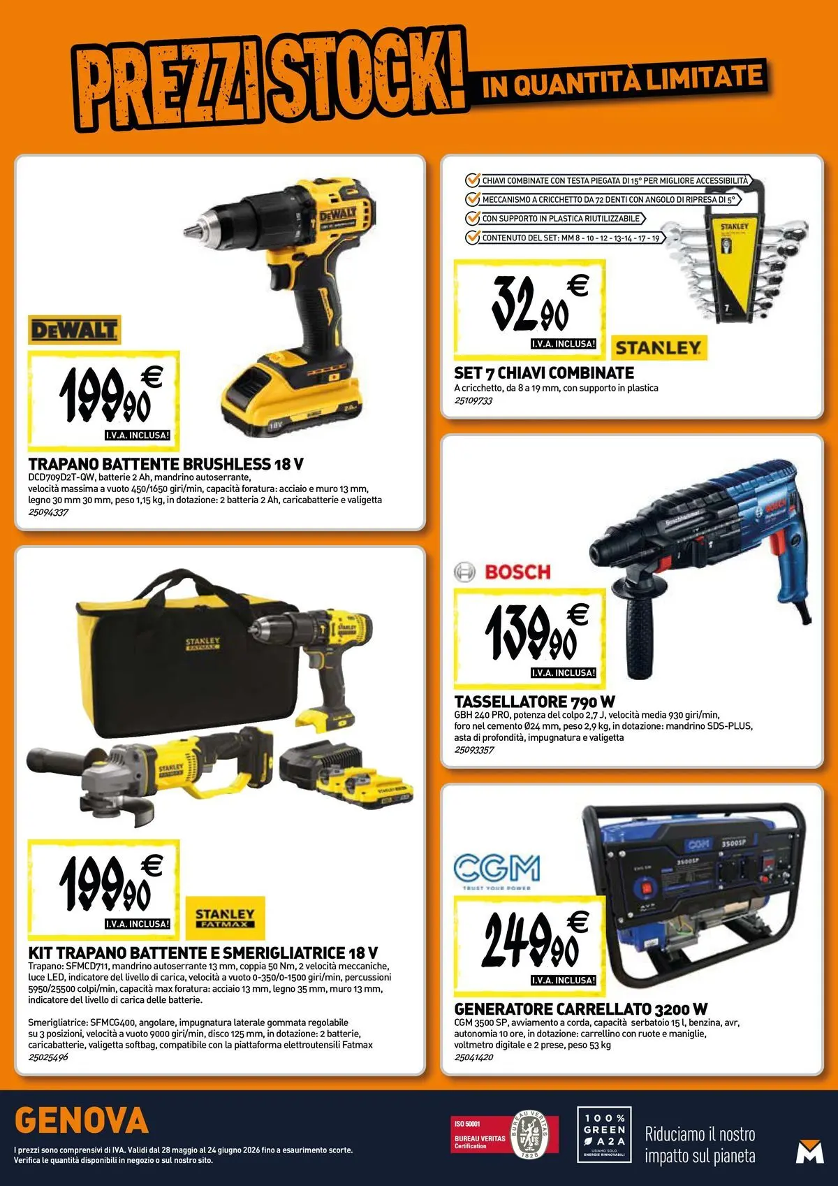 Nuovo TECNOMAT - Straordinari prezzi stock! dal 27/05/2026 > offerte anteprima 🛍️ | Pagina: 21 | Prodotti: Polo, Trapano, Batteria, Caricabatterie