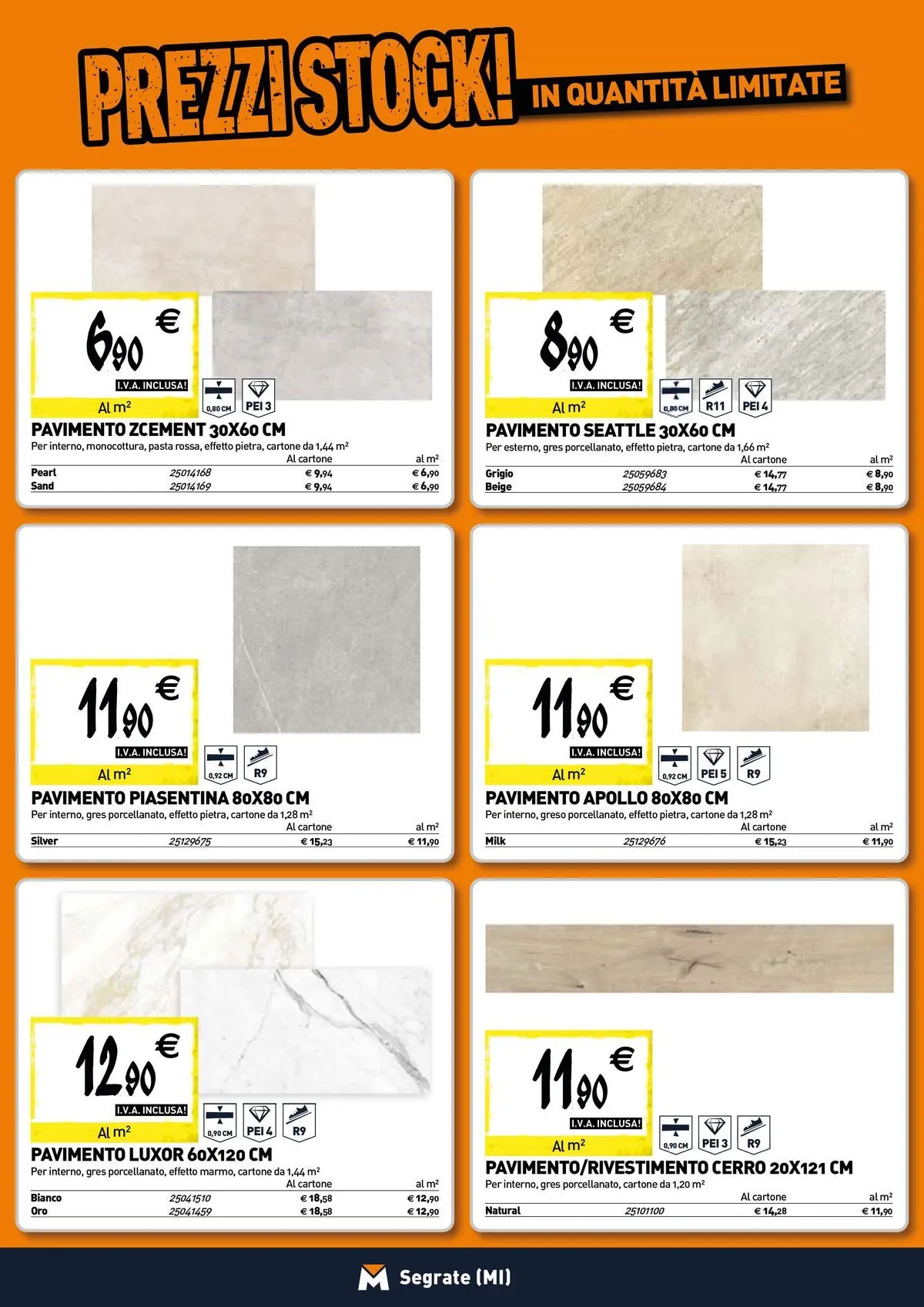 Nuovo TECNOMAT - Straordinari prezzi stock! dal 27/05/2026 > offerte anteprima 🛍️ | Pagina: 11 | Prodotti: Pavimento, Pasta