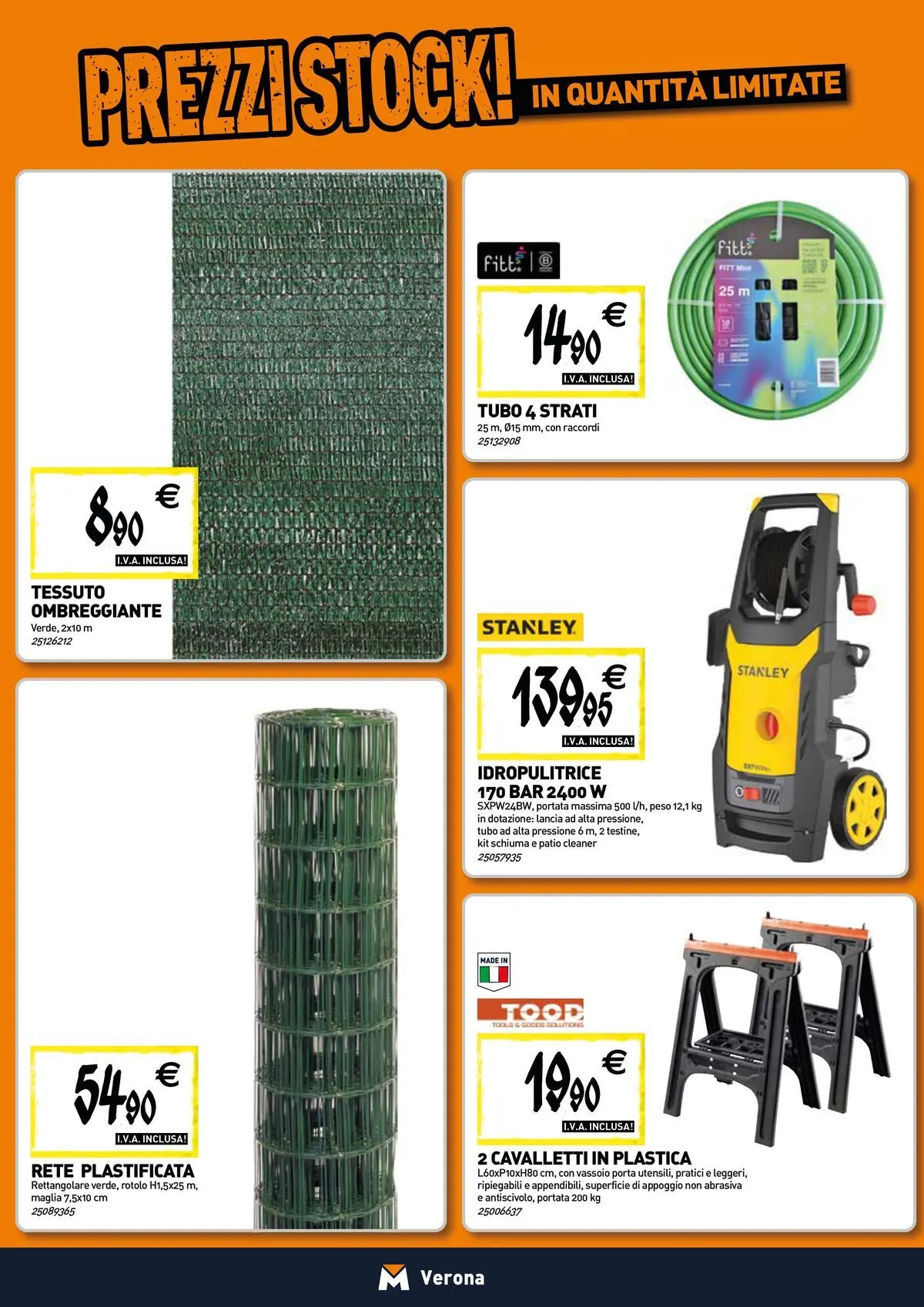 Nuovo TECNOMAT - Straordinari prezzi stock! dal 27/05/2026 > offerte anteprima 🛍️ | Pagina: 17 | Prodotti: Tubo, Idropulitrice, Vassoio