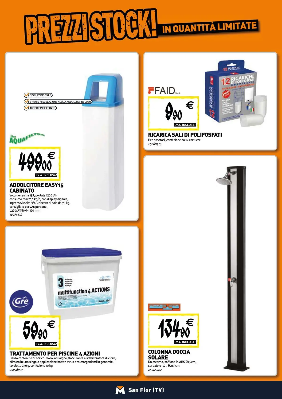 Nuovo TECNOMAT - Straordinari prezzi stock! dal 27/05/2026 > offerte anteprima 🛍️ | Pagina: 7 | Prodotti: Acqua, Sale, TV, Doccia