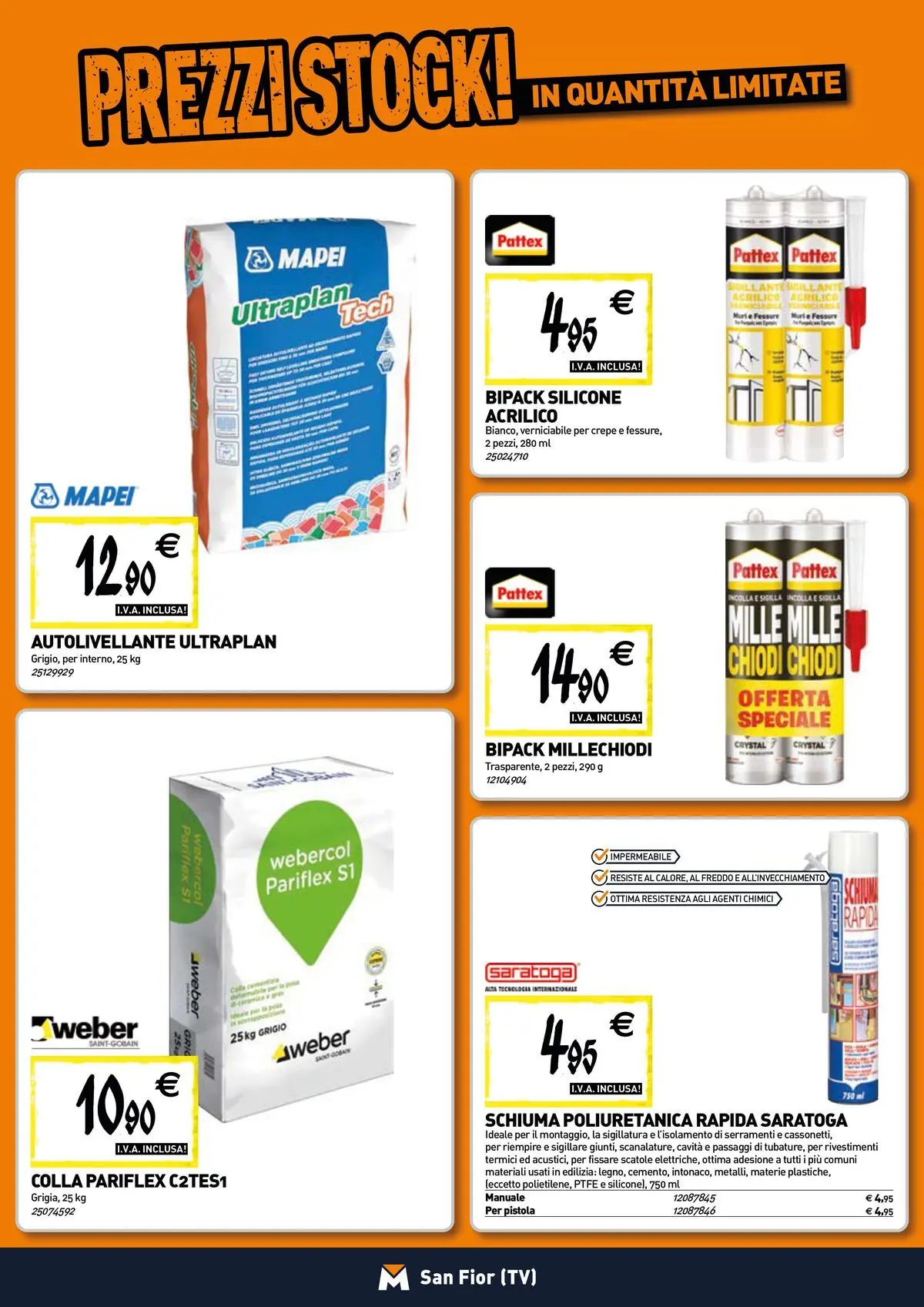 Nuovo TECNOMAT - Straordinari prezzi stock! dal 27/05/2026 > offerte anteprima 🛍️ | Pagina: 12 | Prodotti: TV, Colla, Chiodi, Silicone